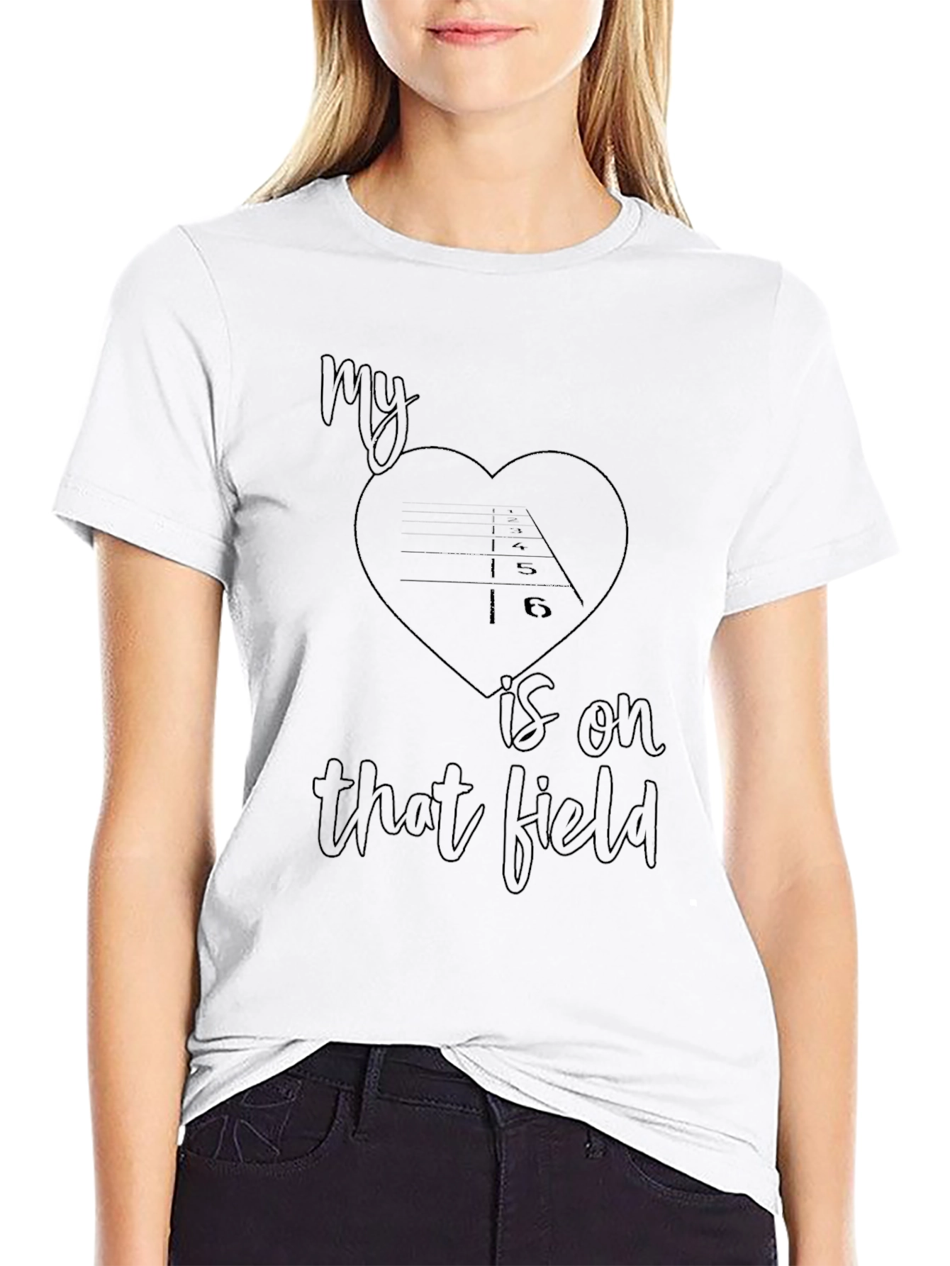 My Heart is on That Field T-Shirt