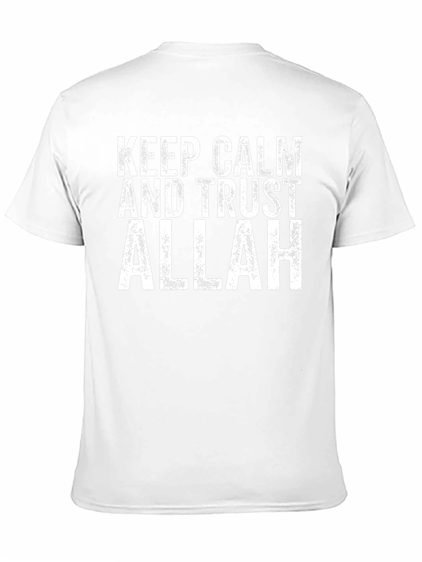 Keep Calm Trust Allah Black T-Shirt