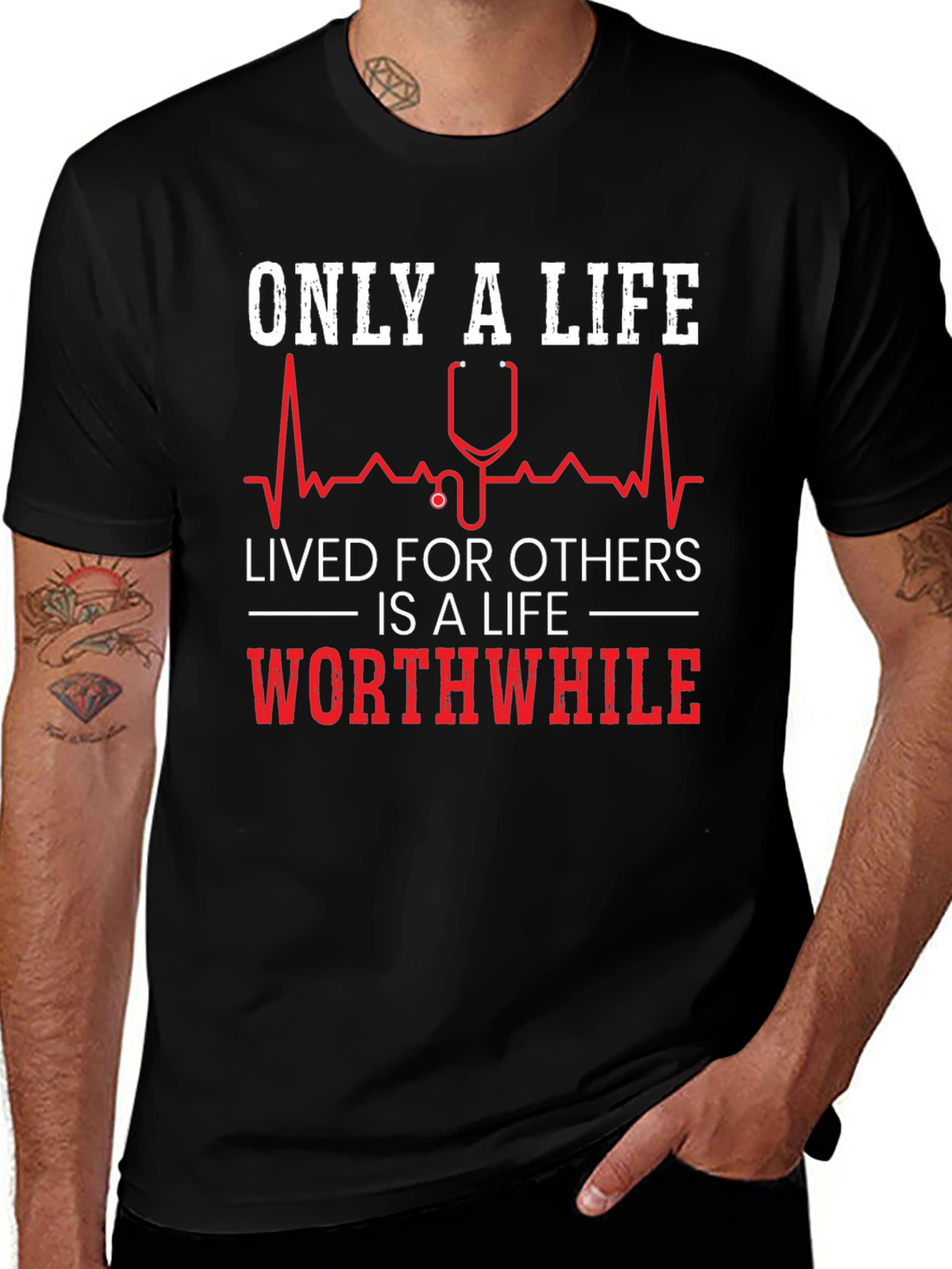 Only a Life Lived for Others Graphic Tee