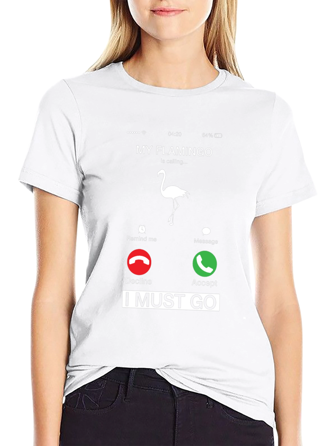 My Flamingo is Calling I Must Go T-Shirt