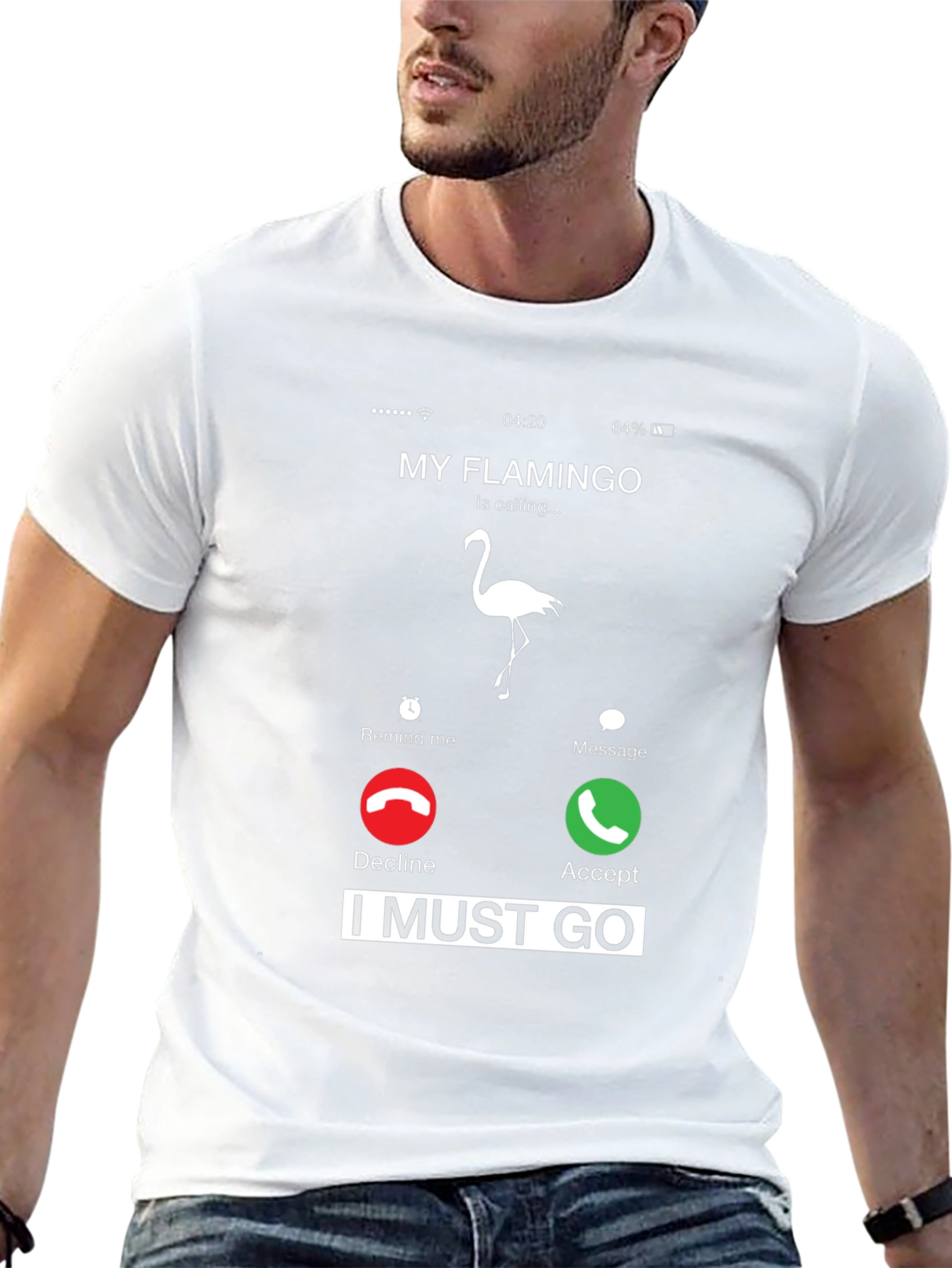My Flamingo is Calling I Must Go T-Shirt