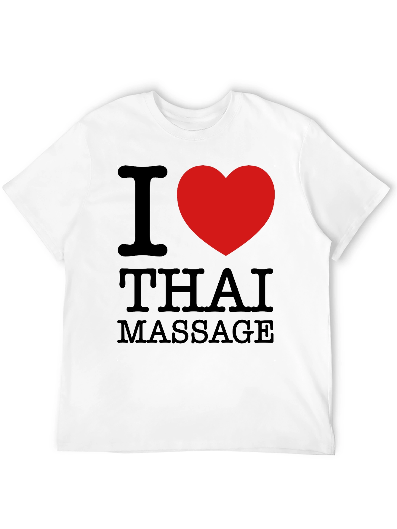 I Heart Thai Massage Black T-Shirt