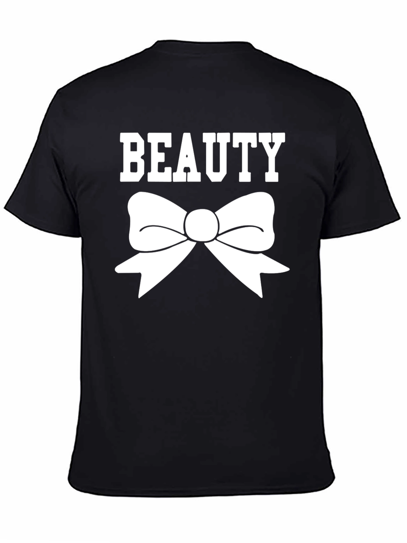 Beauty Bow Graphic T-Shirt - Classic Black Tee