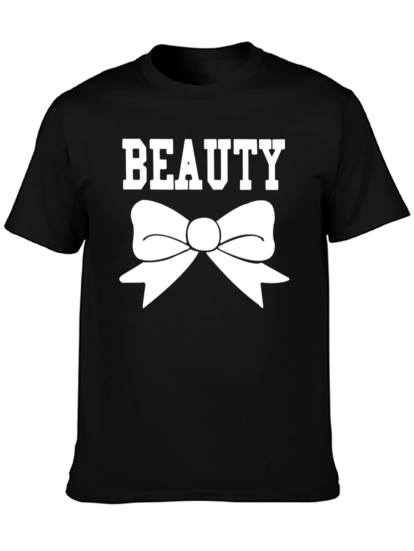 Beauty Bow Graphic T-Shirt - Classic Black Tee