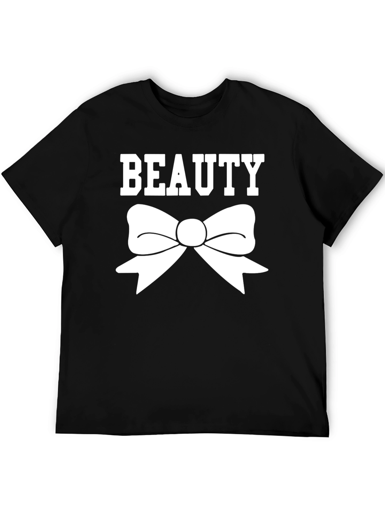 Beauty Bow Graphic T-Shirt - Classic Black Tee