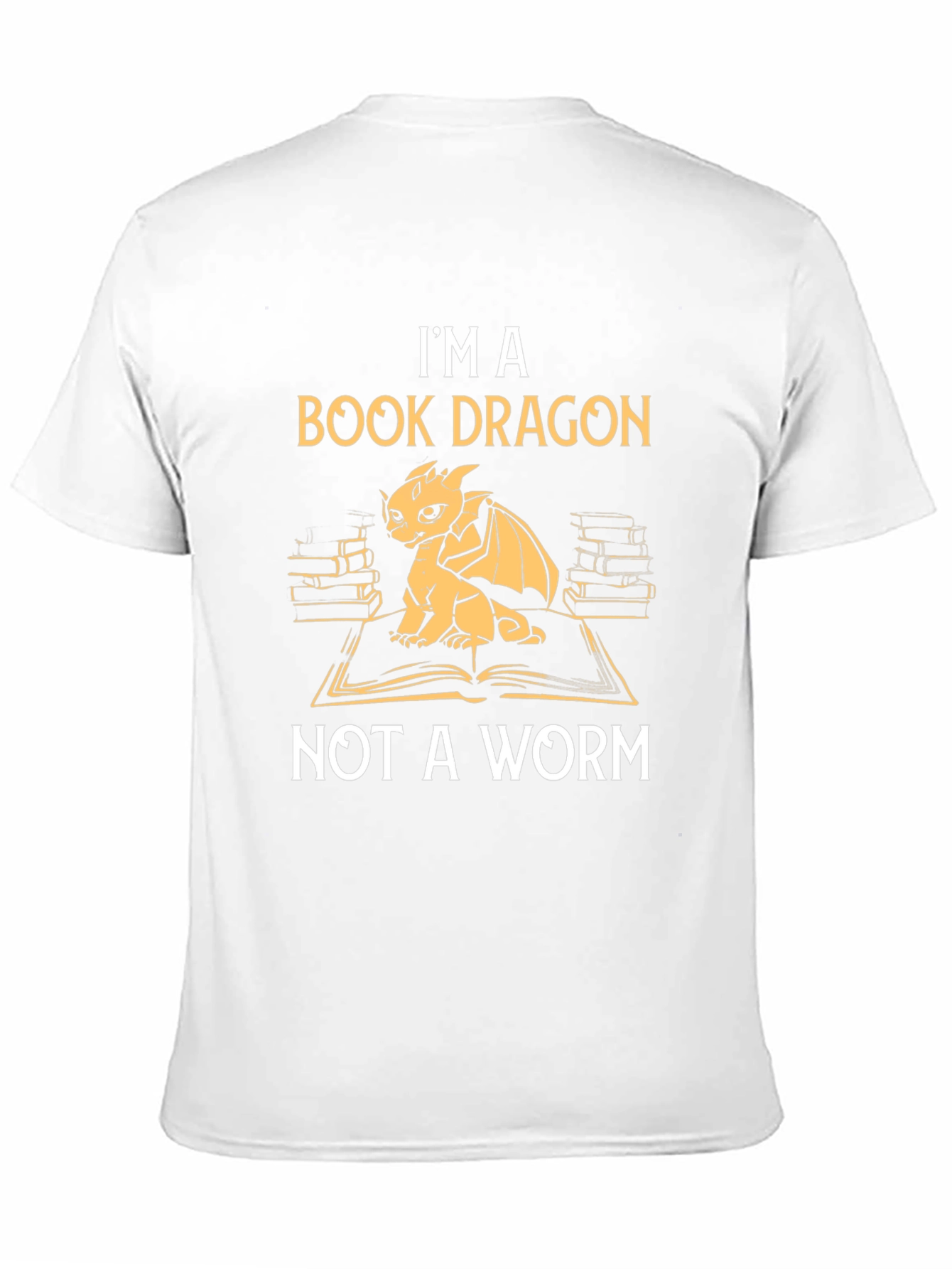 Book Dragon Graphic T-Shirt - Literary Humor Tee