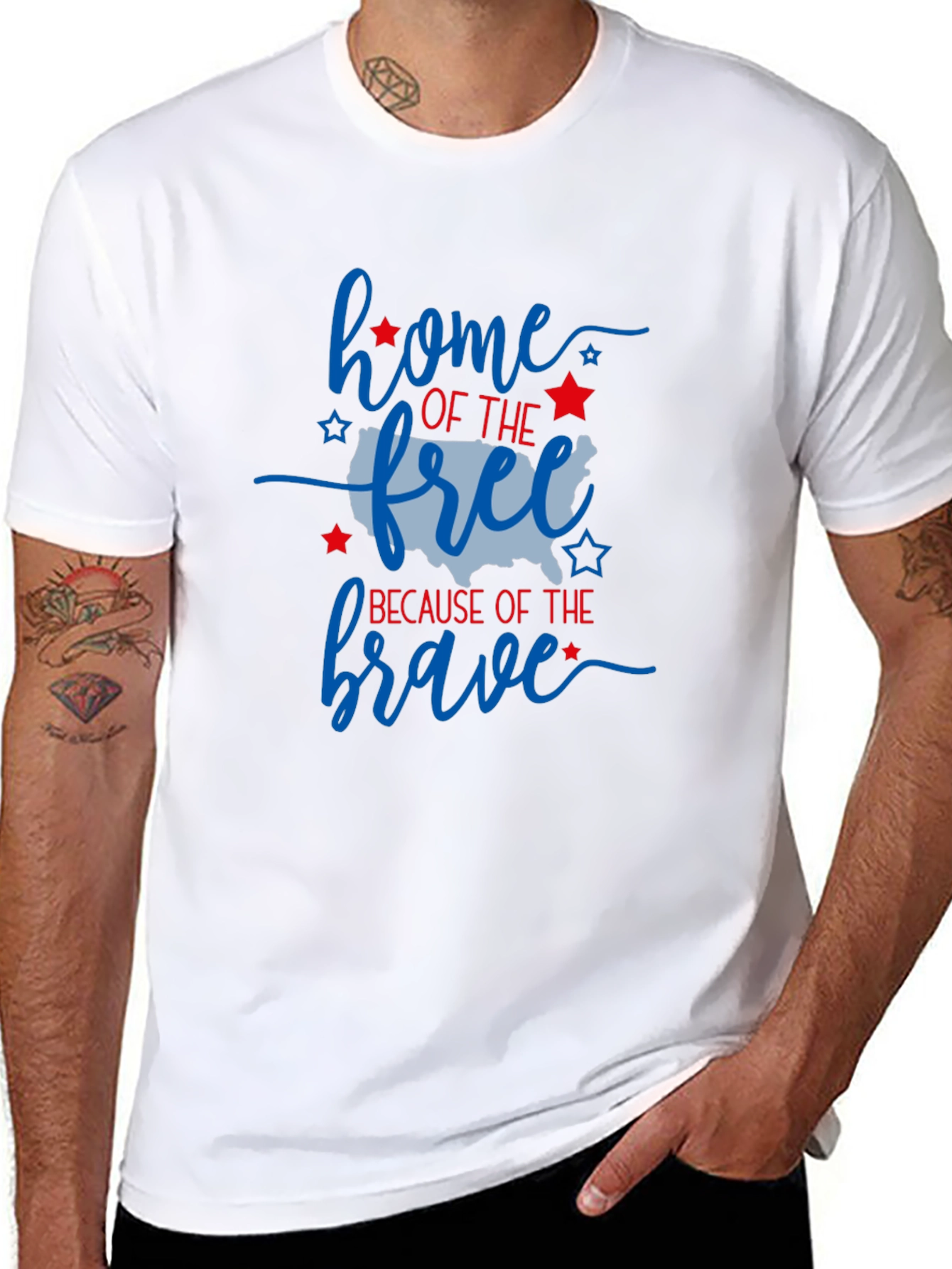 Patriotic Home of the Free T-Shirt