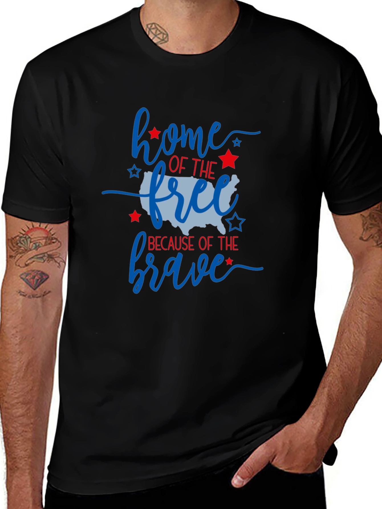 Patriotic Home of the Free T-Shirt
