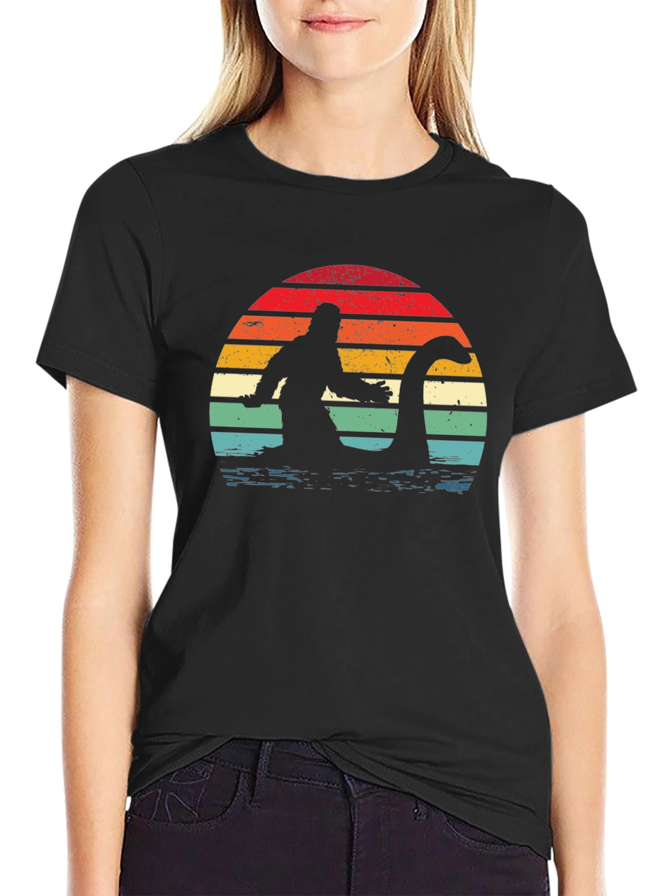 Bigfoot Retro Sunset T-Shirt