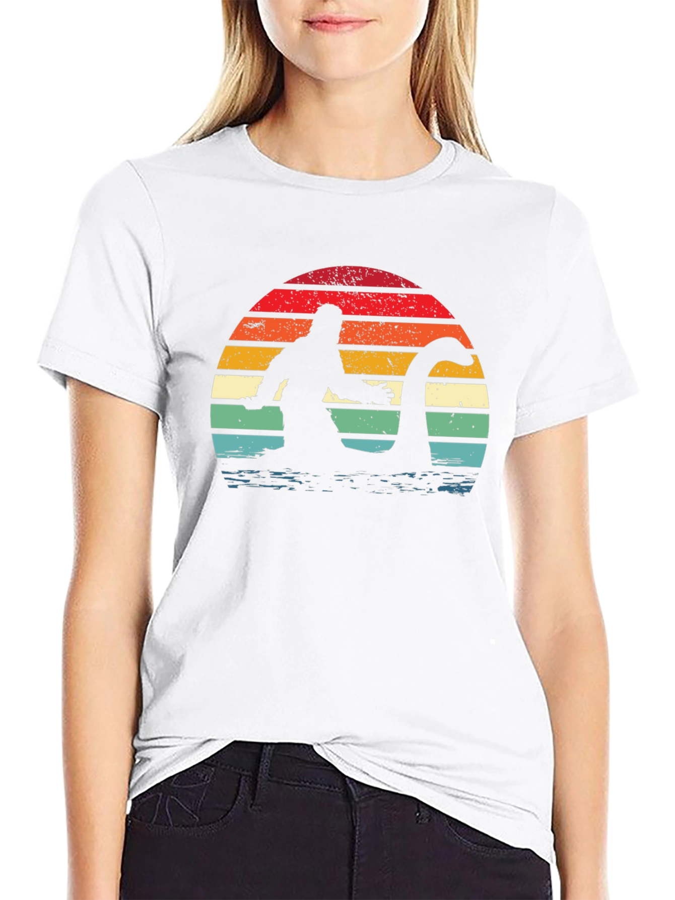 Bigfoot Retro Sunset T-Shirt