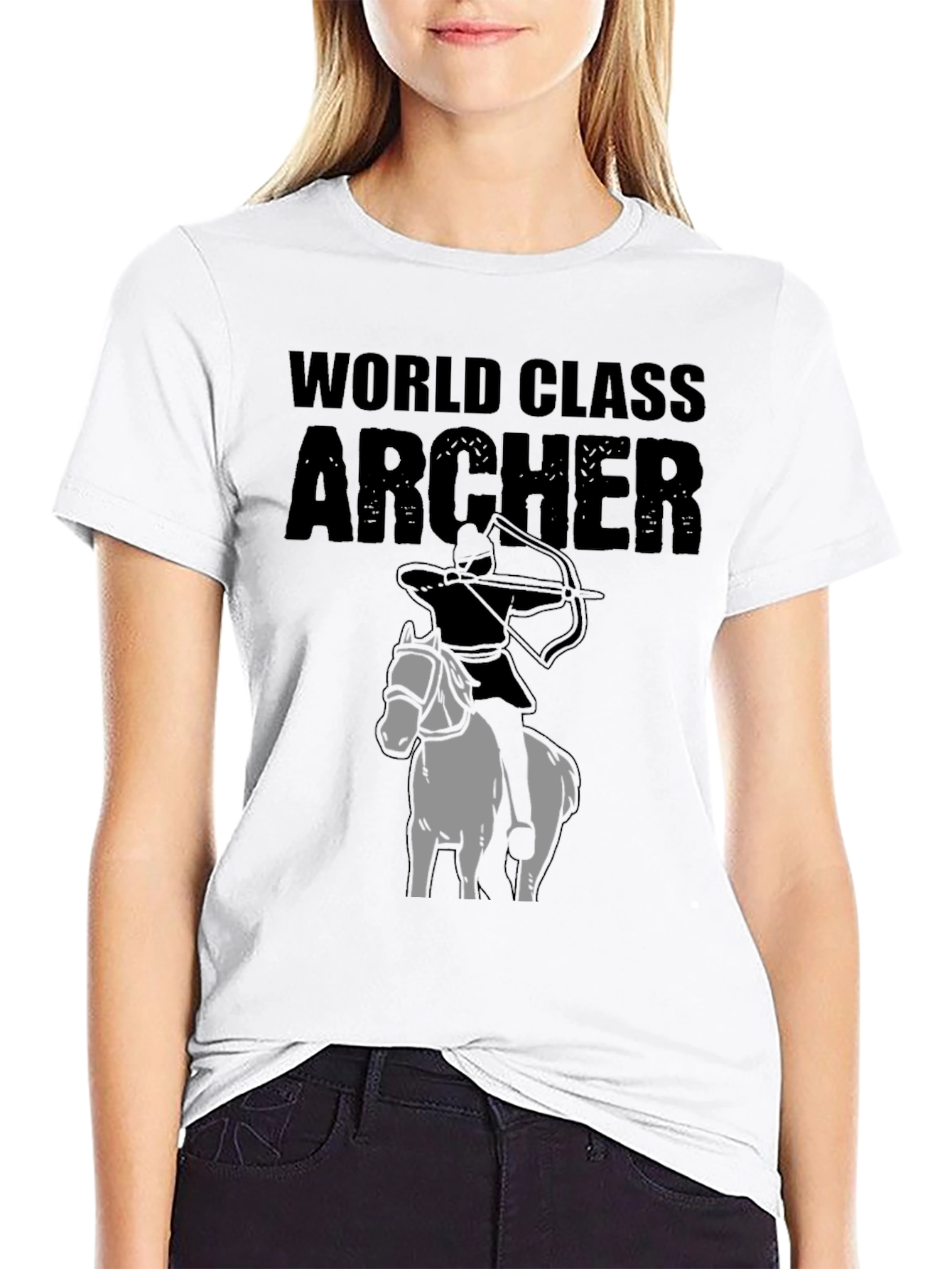 World Class Archer T-Shirt Horseback Bow Arrow