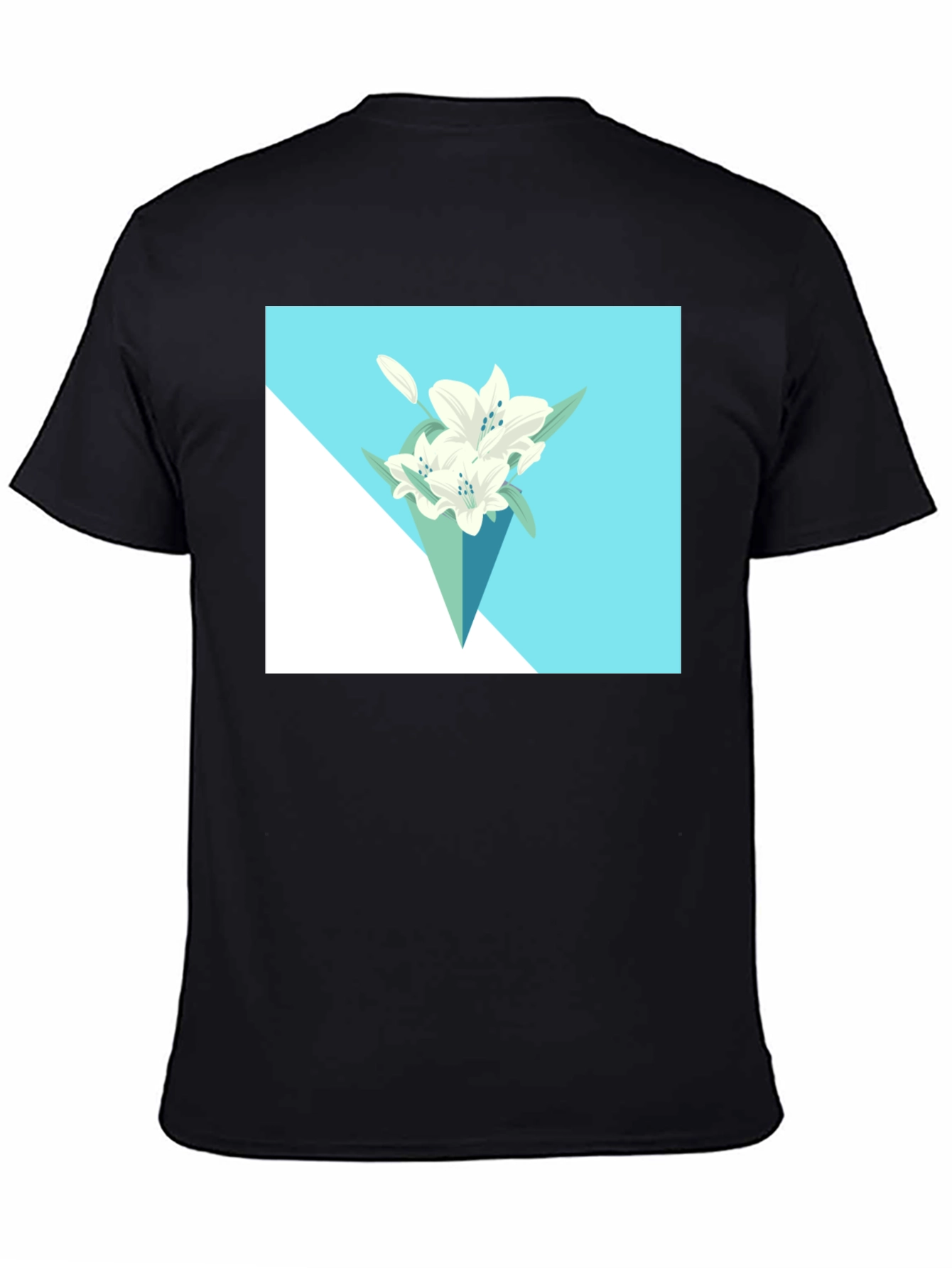 Floral T-Shirt: Modern Lily Bouquet Tee