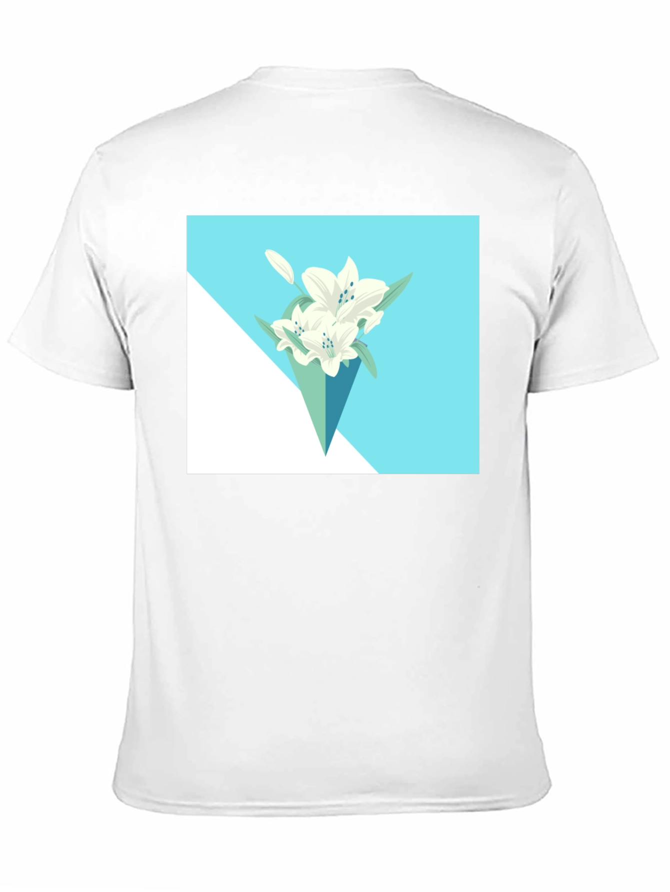 Floral T-Shirt: Modern Lily Bouquet Tee