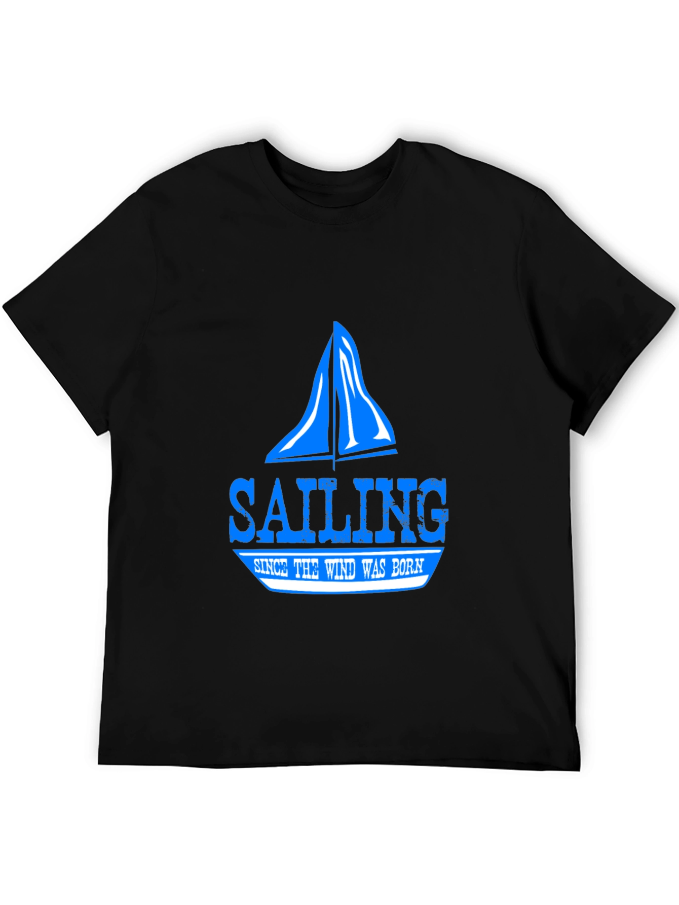 Sailing Since the Wind Was Born Black T-Shirt