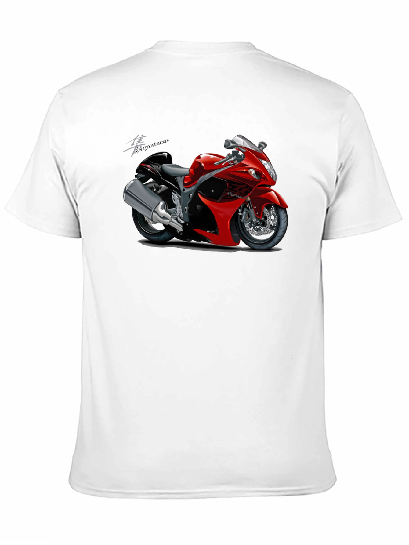 Hayabusa Motorcycle Graphic T-Shirt - Black