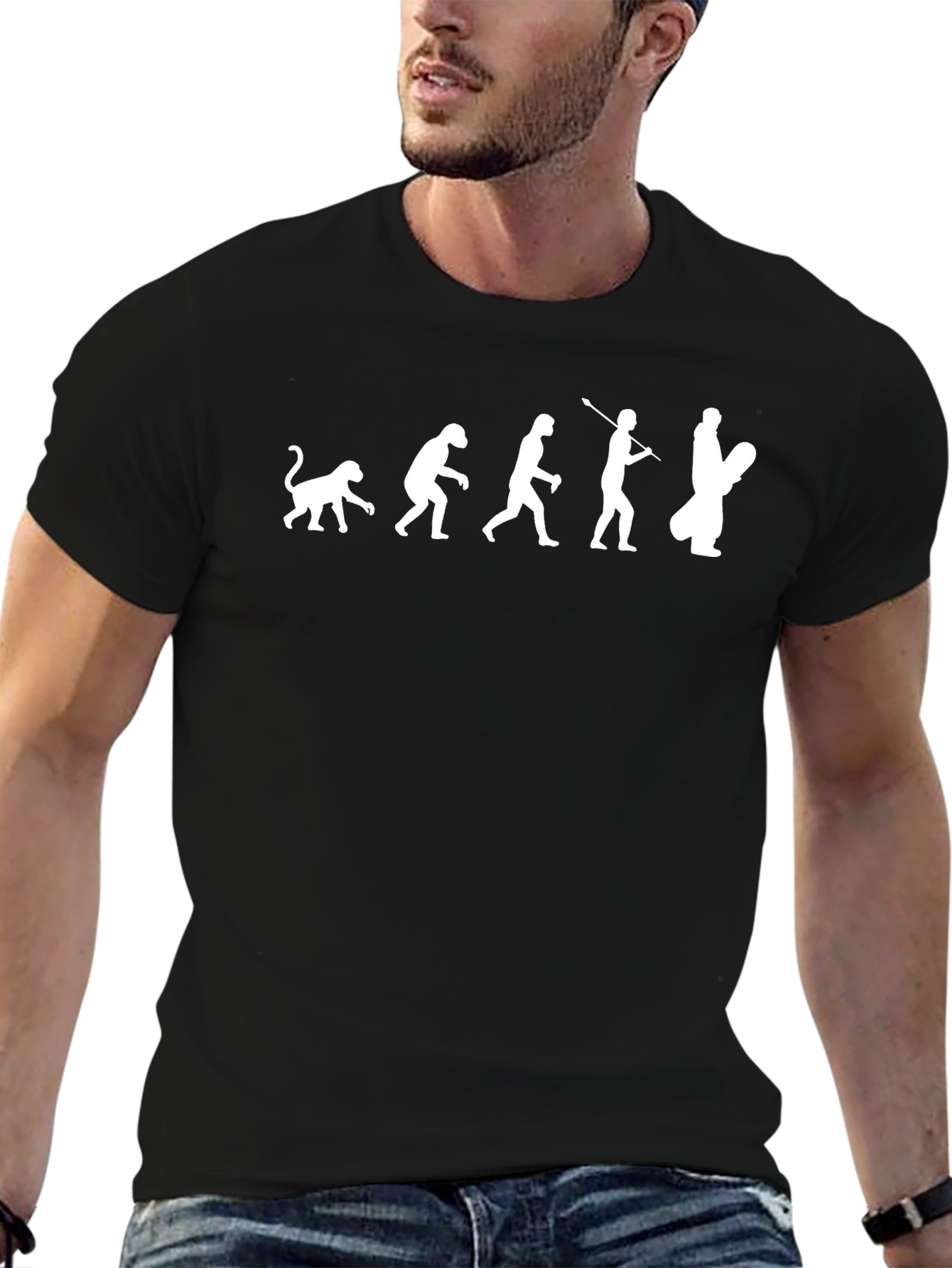 Evolution Snowboarder T-Shirt - Black