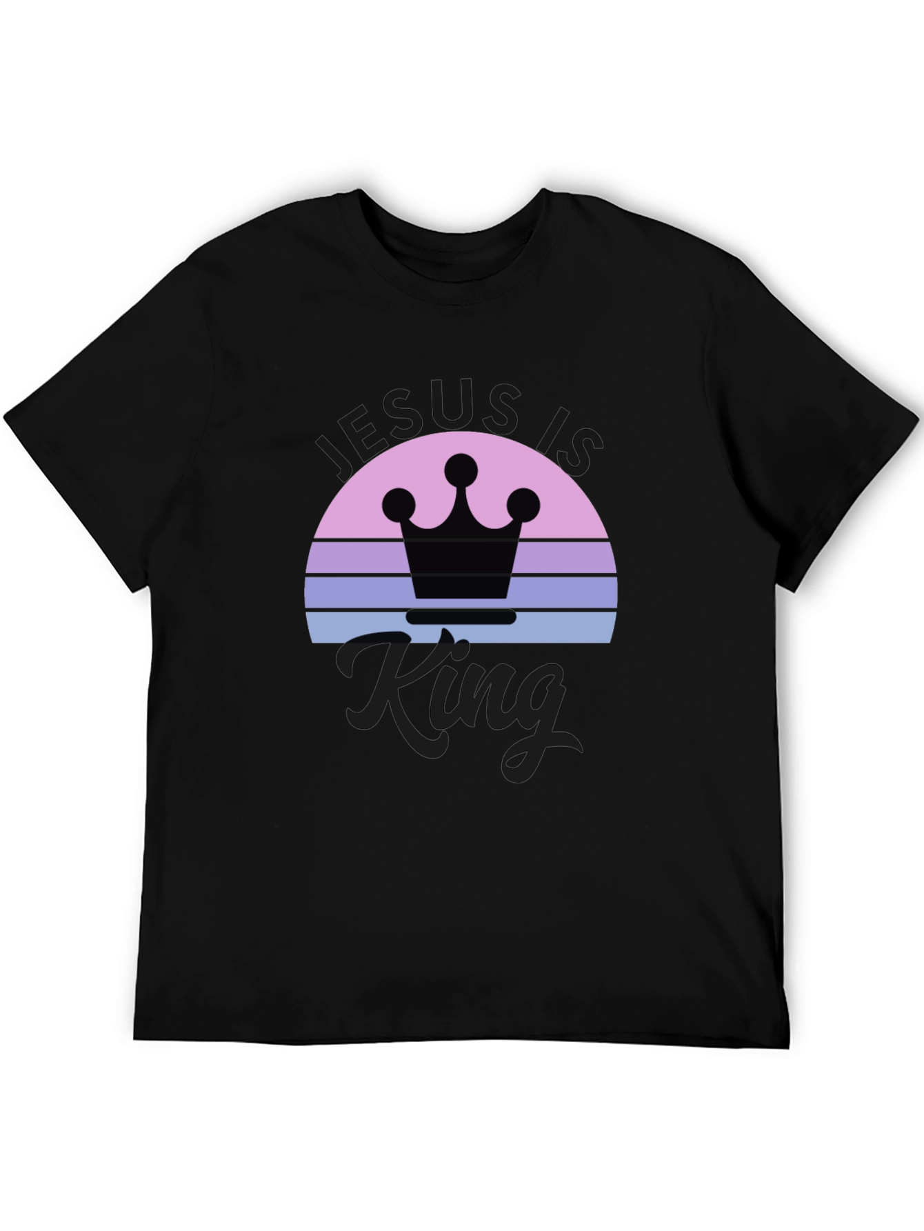Jesus is King Graphic Tee - Stylish Christian Apparel