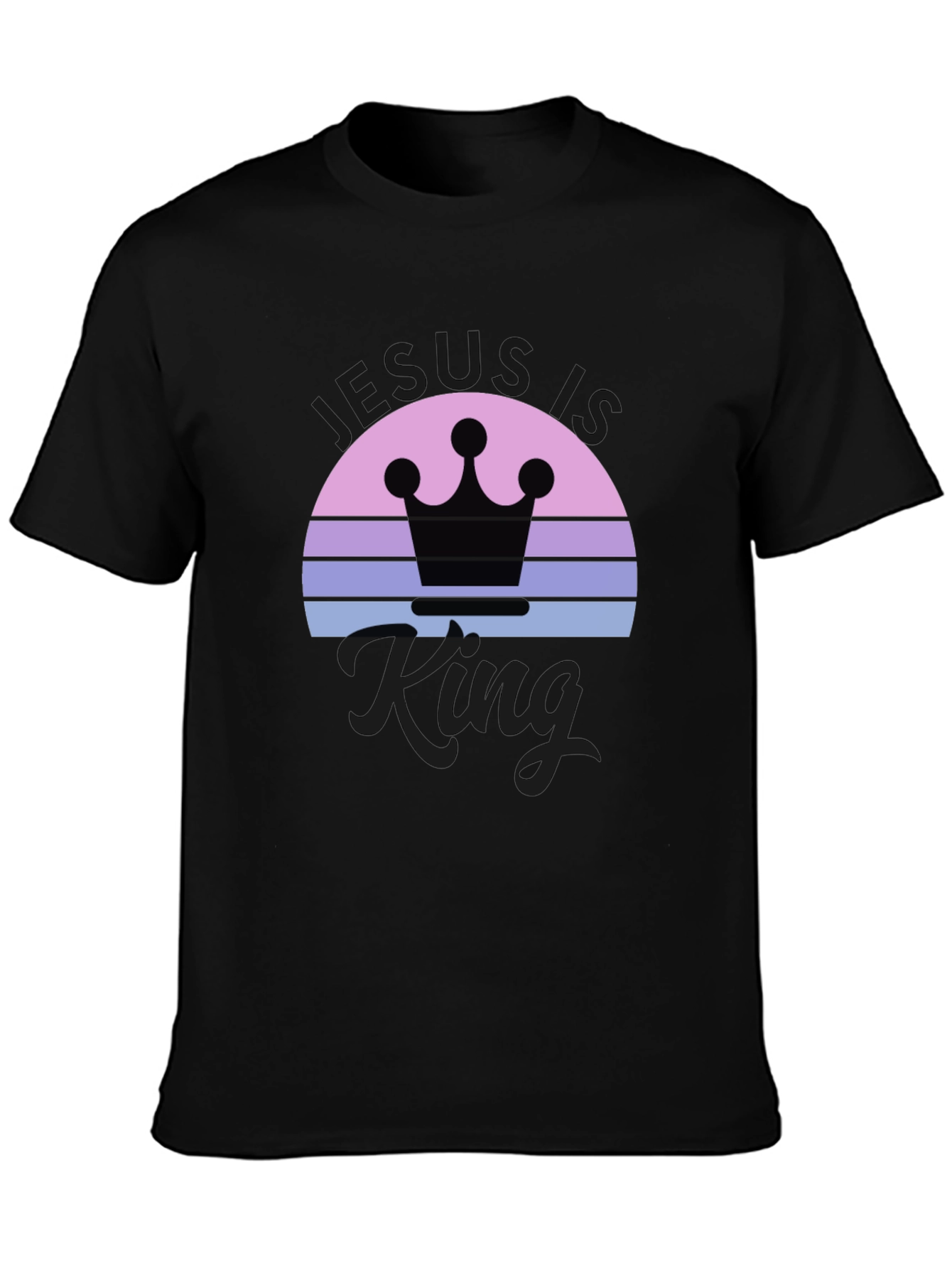 Jesus is King Graphic Tee - Stylish Christian Apparel