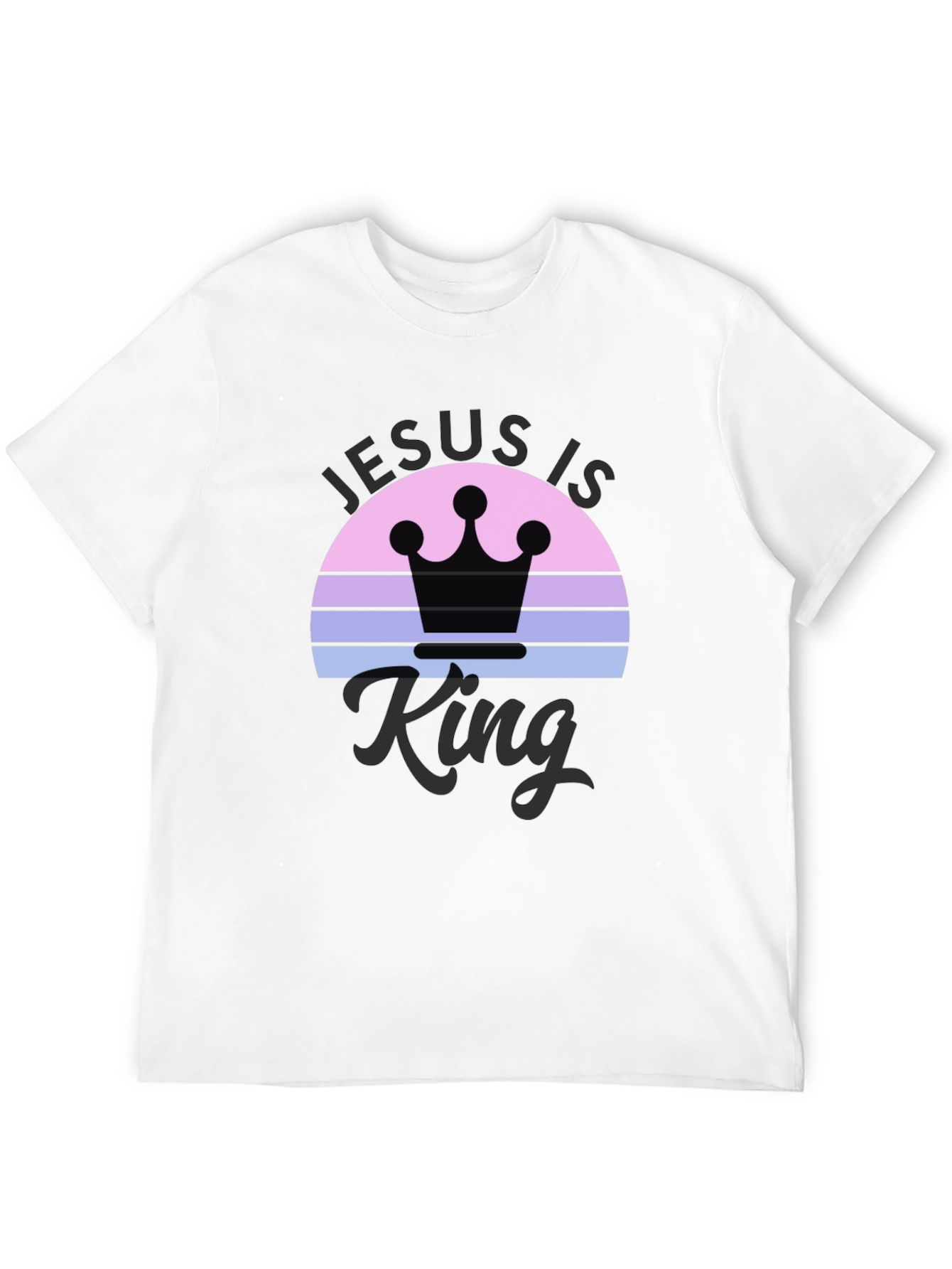 Jesus is King Graphic Tee - Stylish Christian Apparel