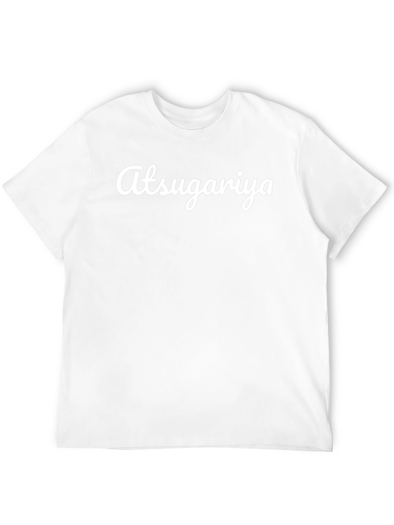 Atsugariya Black Tee - Cool Graphic Print