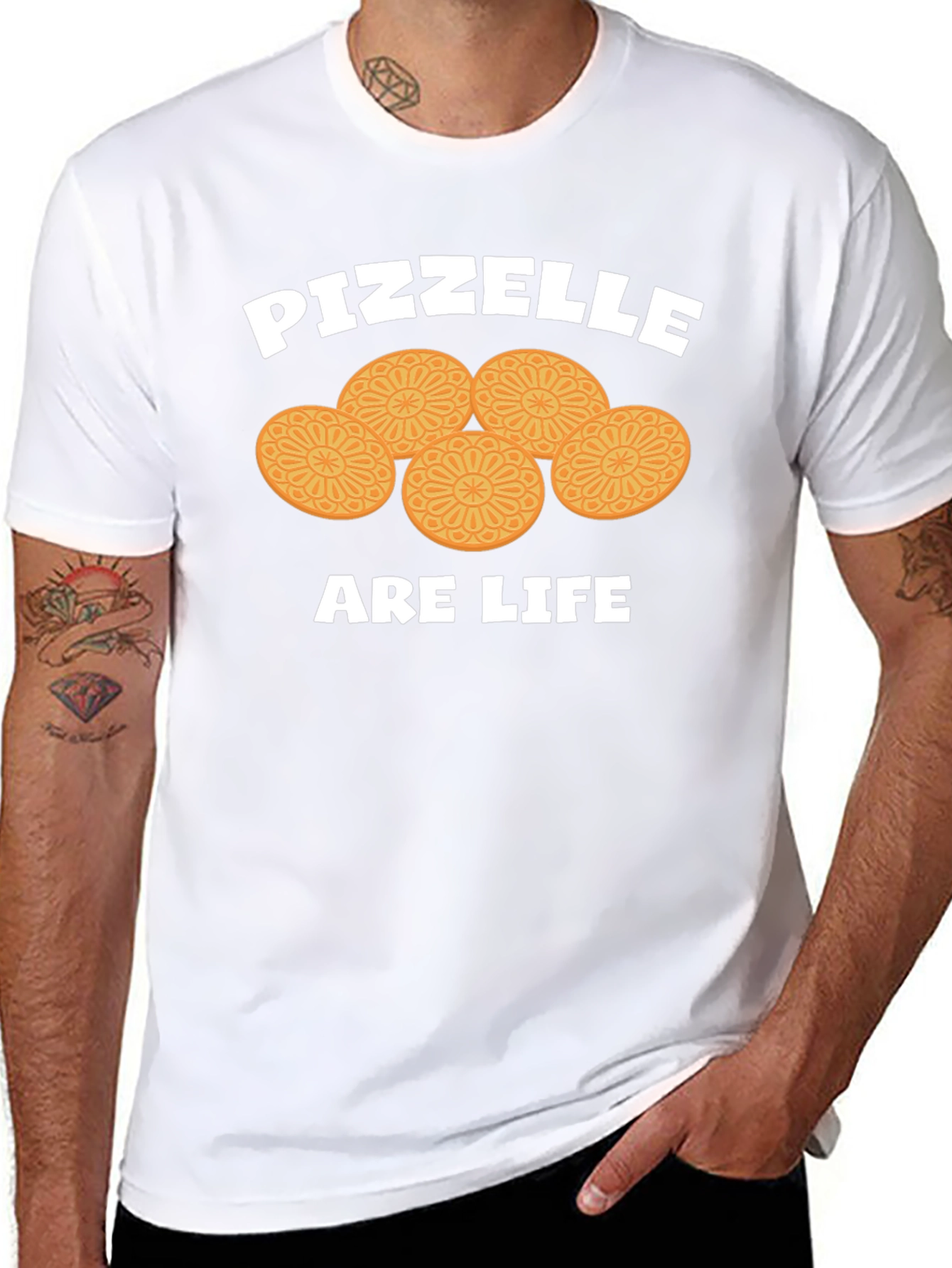 Pizzelle are Life T-Shirt -  Unique Italian Cookie Tee