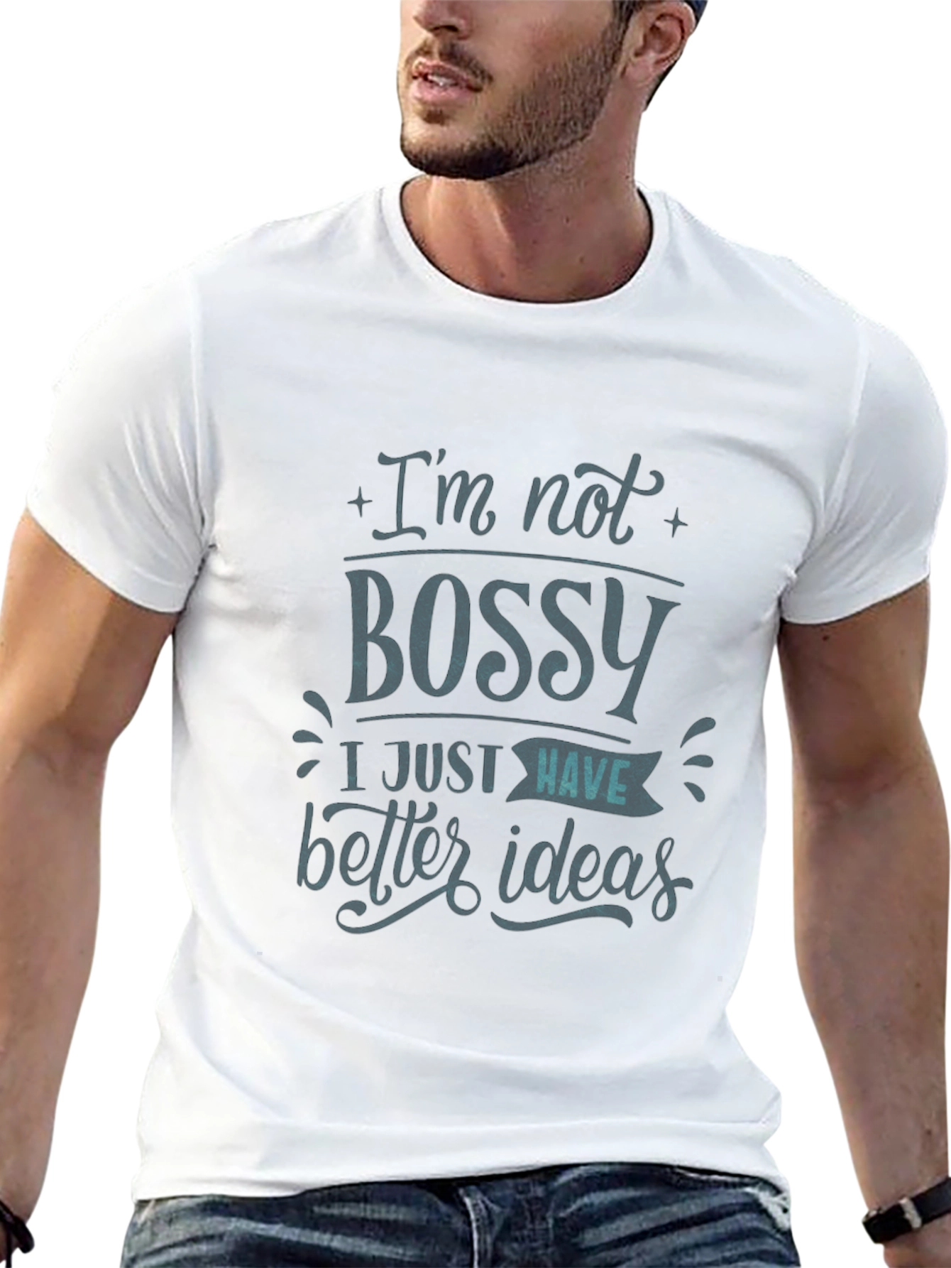 Im Not Bossy Funny Mens T-Shirt