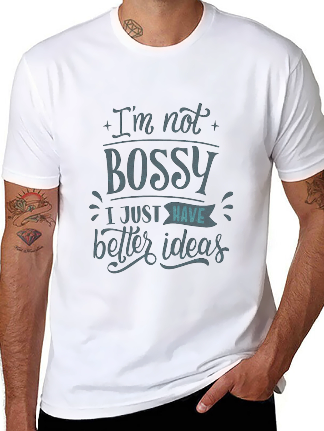Im Not Bossy Funny Mens T-Shirt