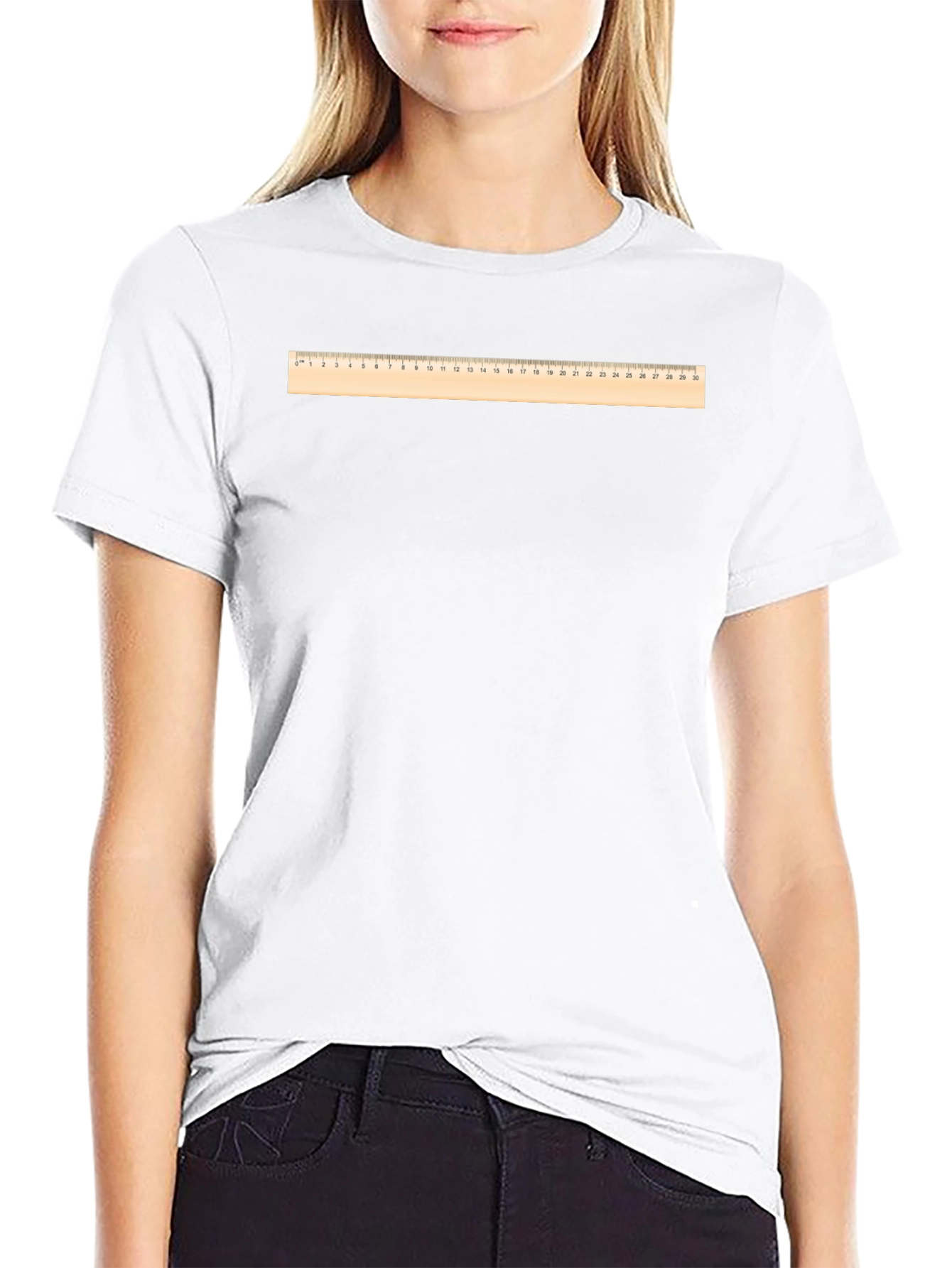 Funny Ruler T-Shirt - Measure Up!