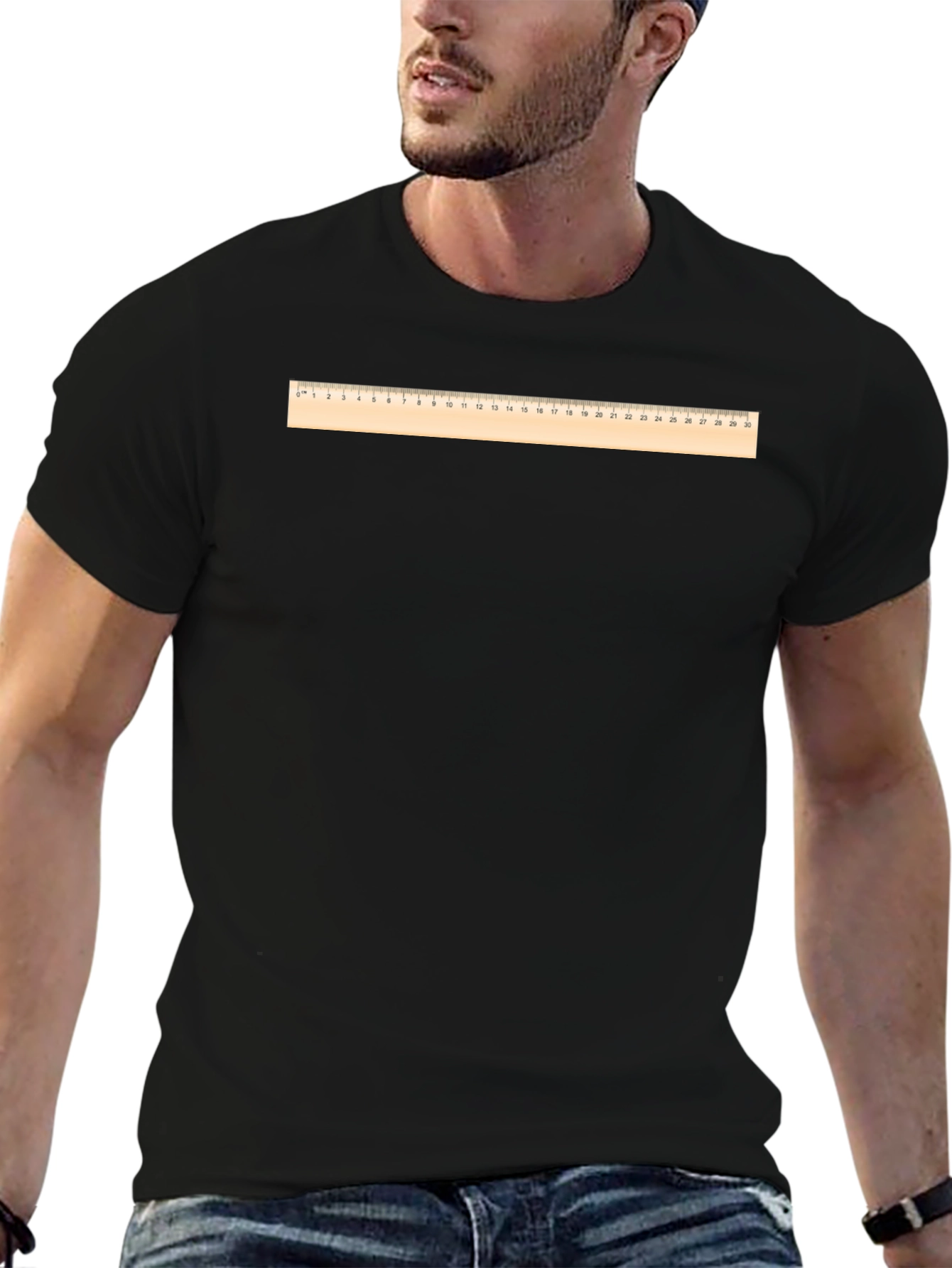 Funny Ruler T-Shirt - Measure Up!