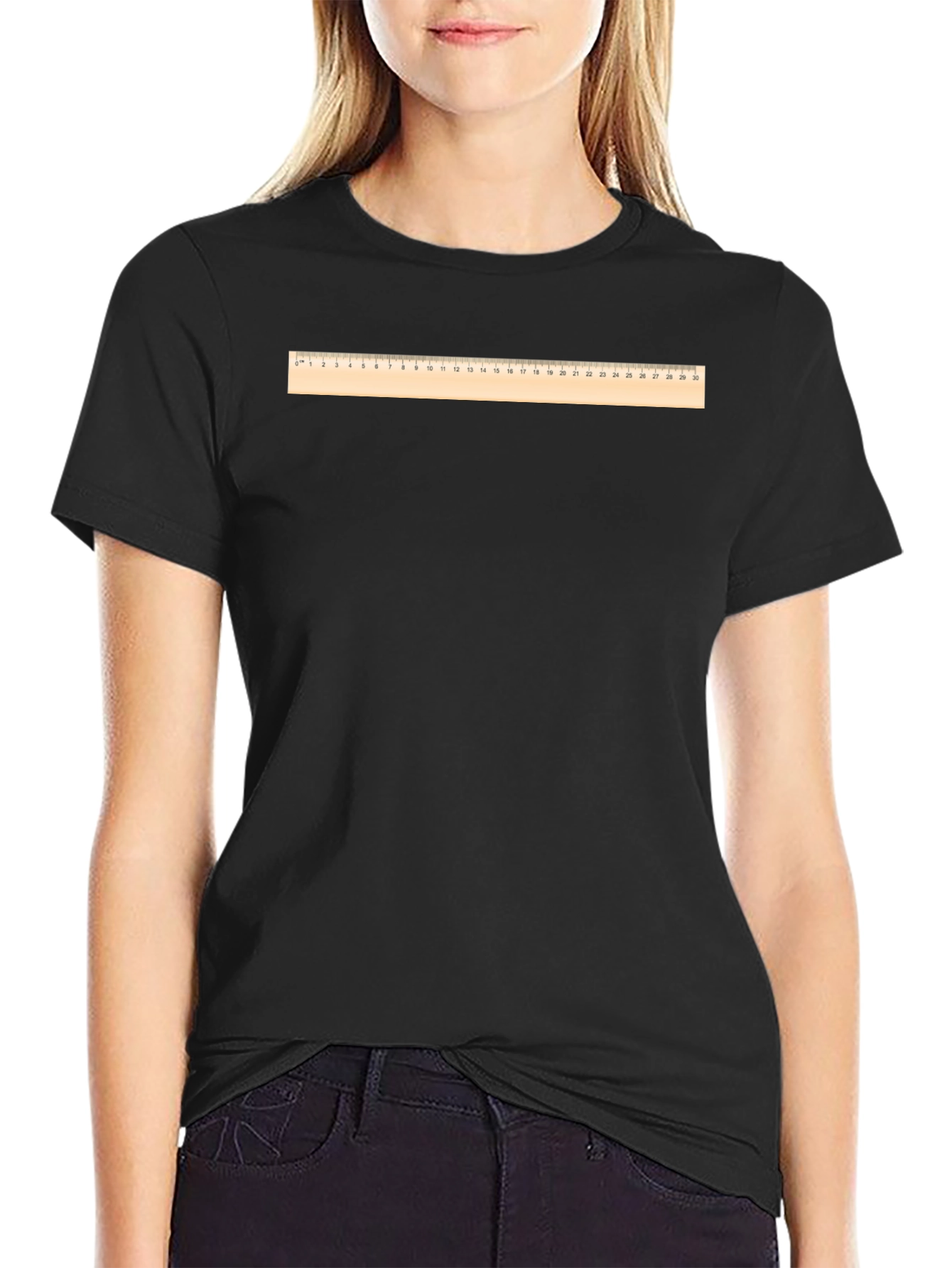 Funny Ruler T-Shirt - Measure Up!