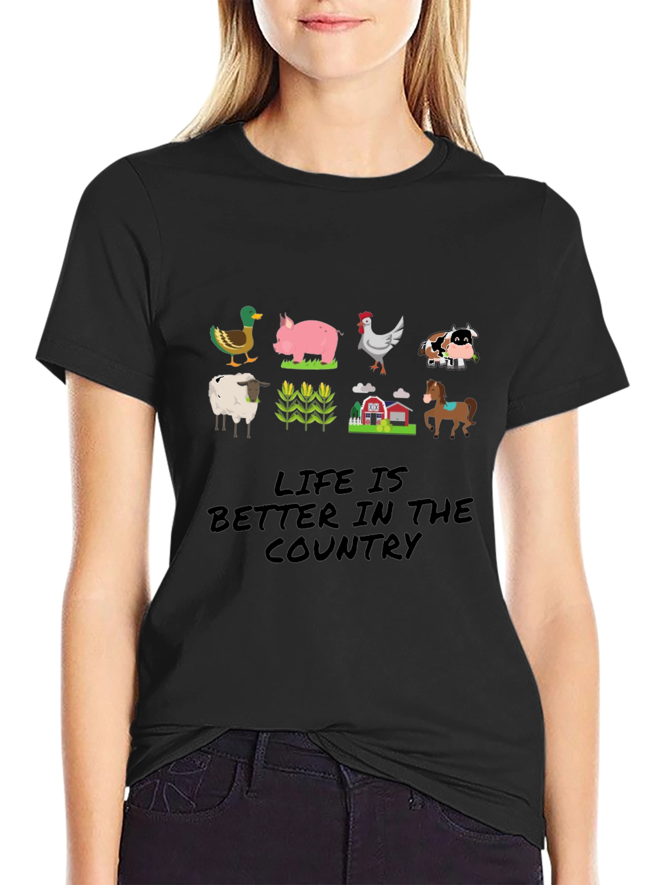 Life is Better in the Country Graphic T-Shirt