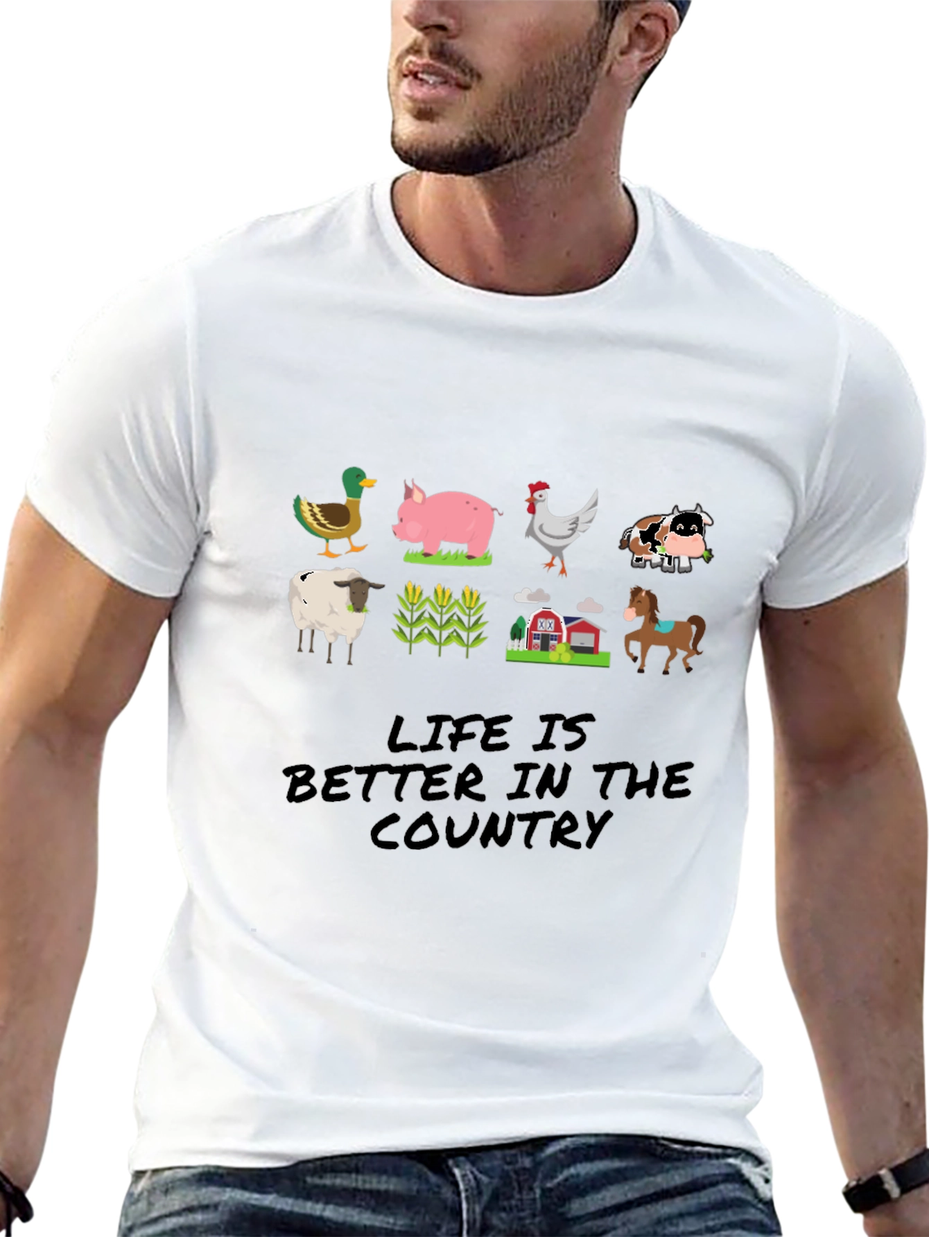 Life is Better in the Country Graphic T-Shirt