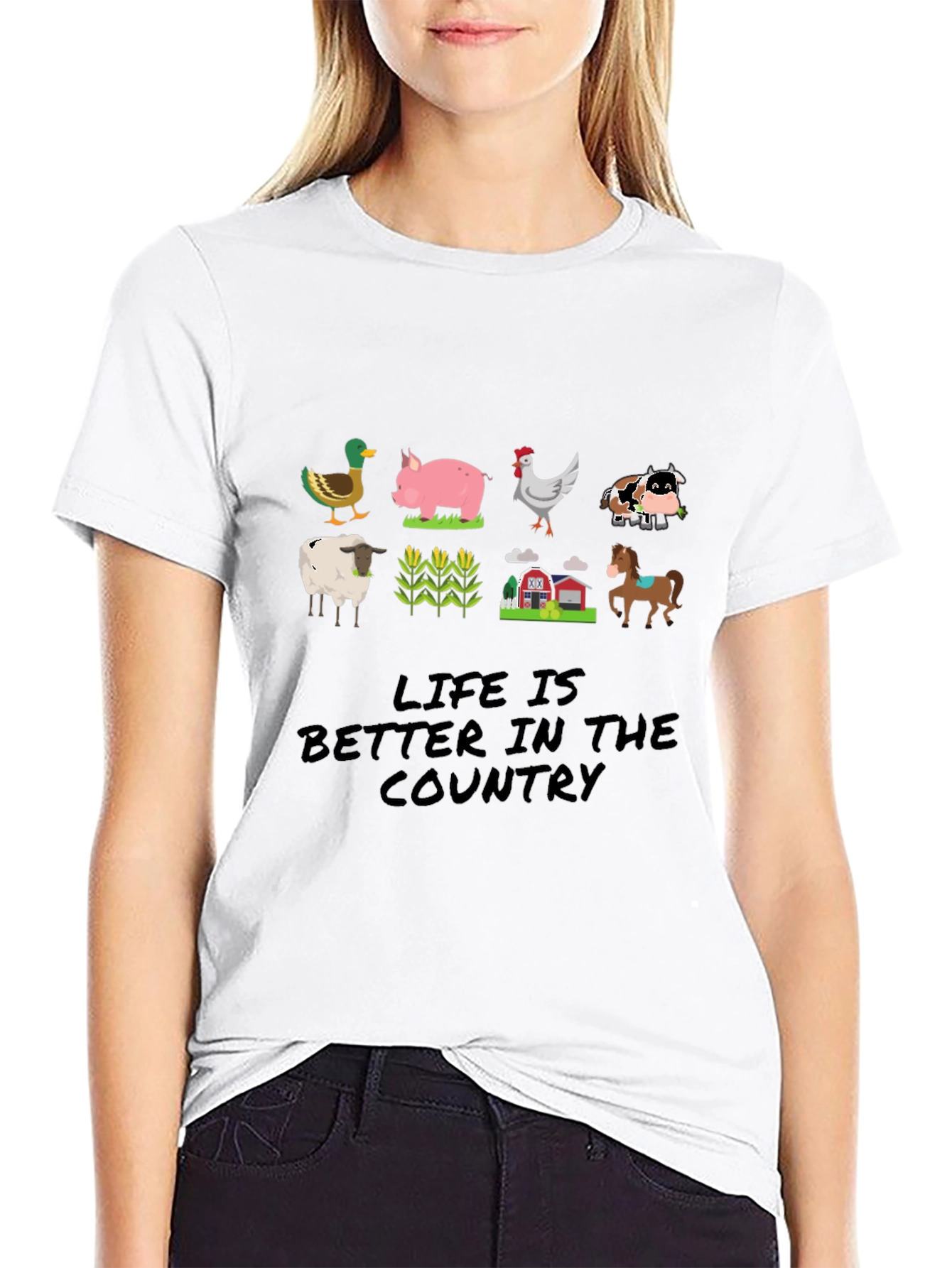 Life is Better in the Country Graphic T-Shirt