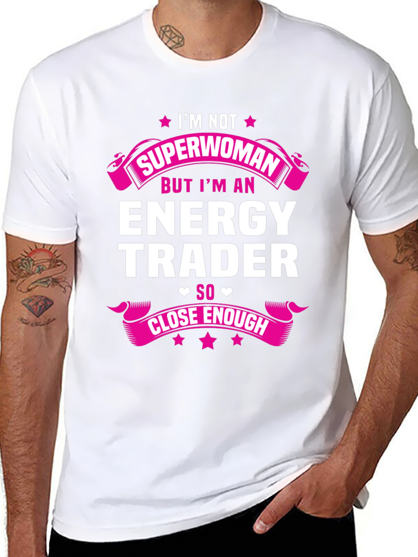 Energy Trader T-Shirt: Im Not Superwoman