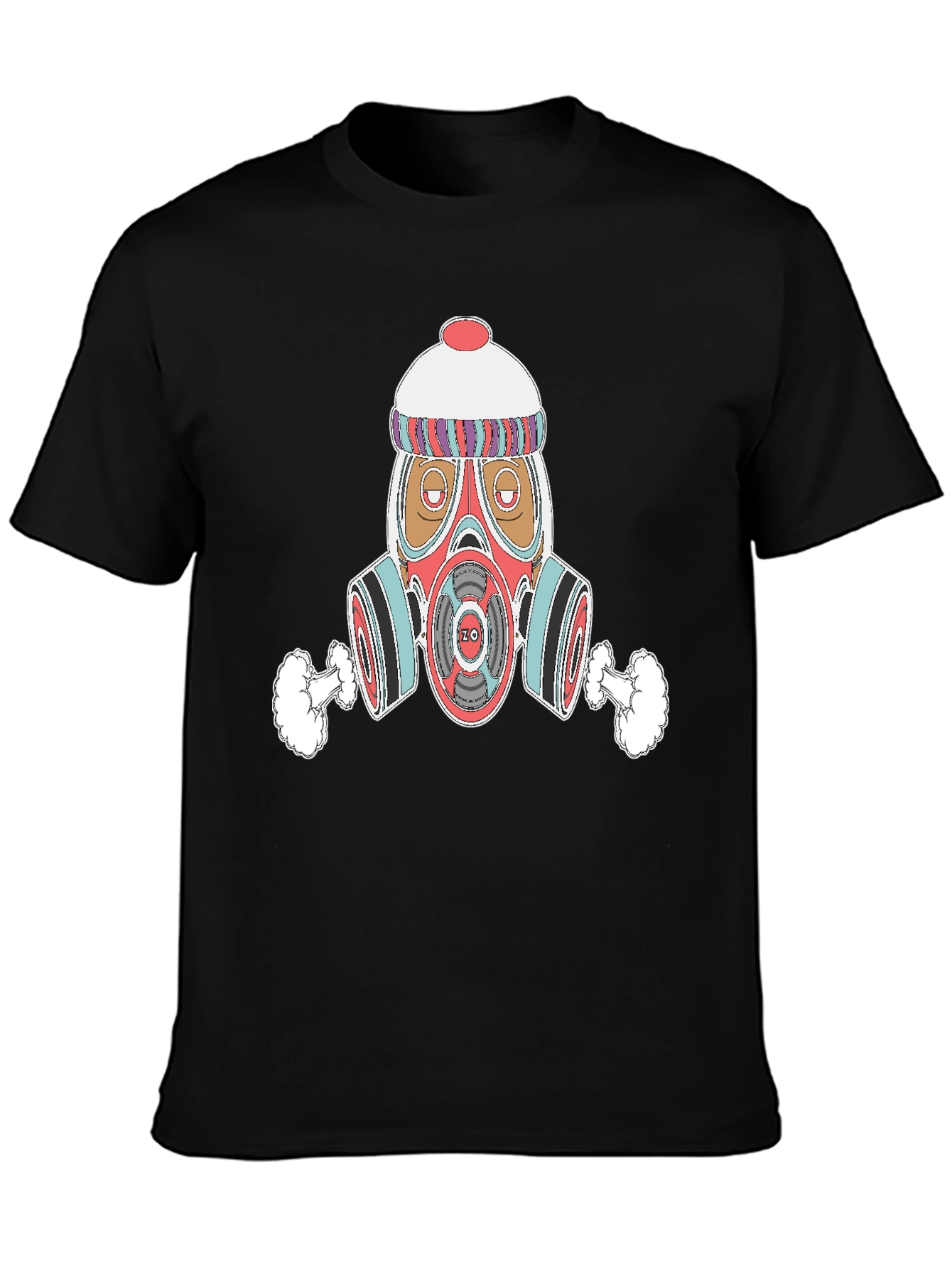 Gas Mask Graphic Tee - Urban Style