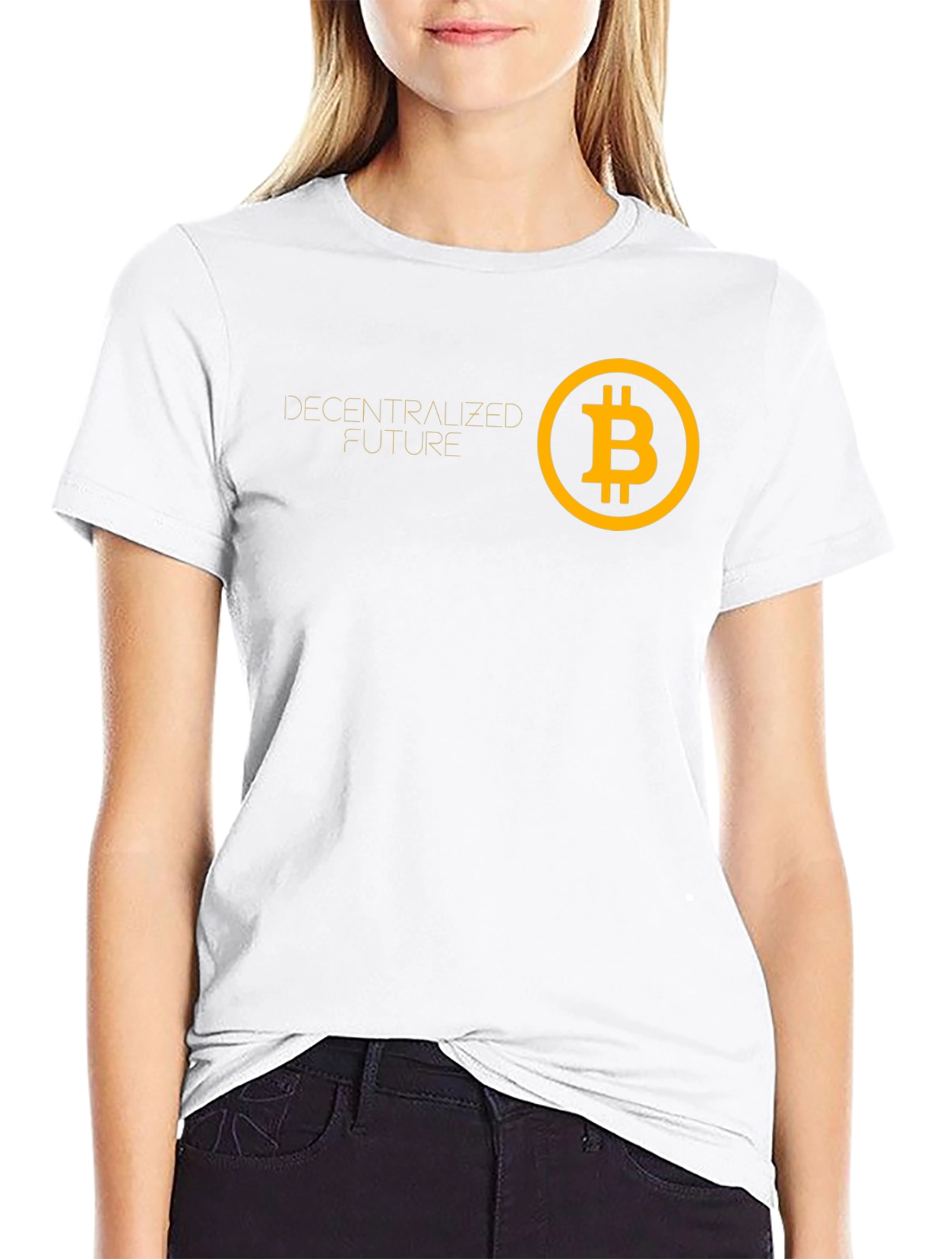 Decentralized Future Bitcoin Graphic Tee - Black