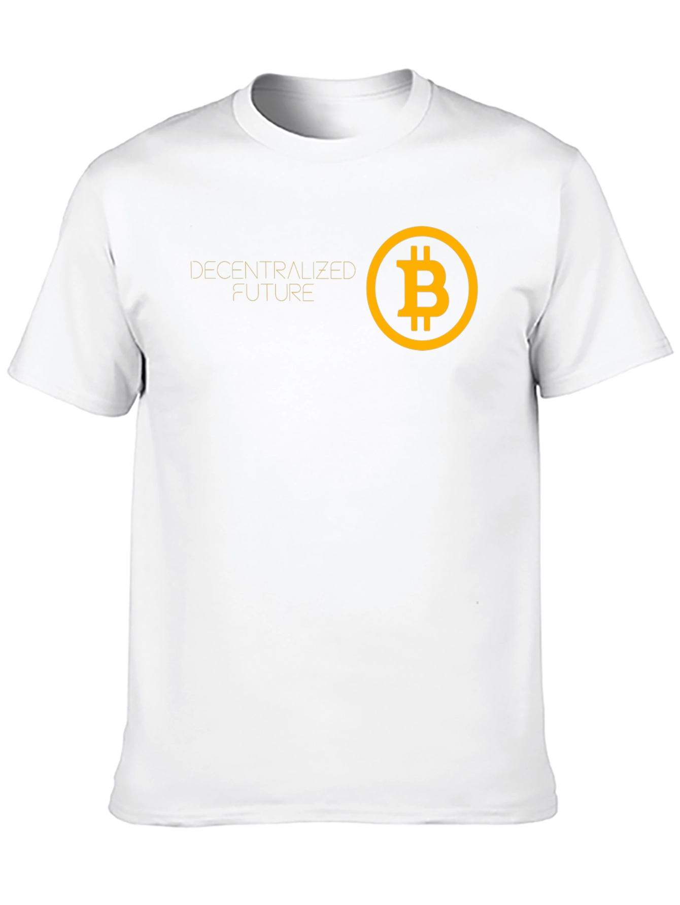 Decentralized Future Bitcoin Graphic Tee - Black