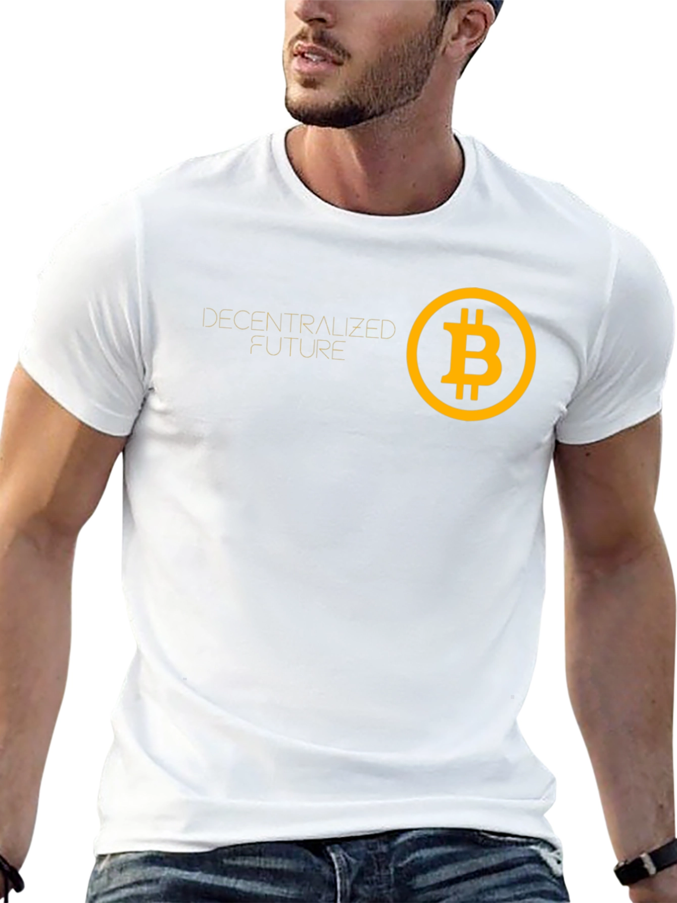 Decentralized Future Bitcoin Graphic Tee - Black