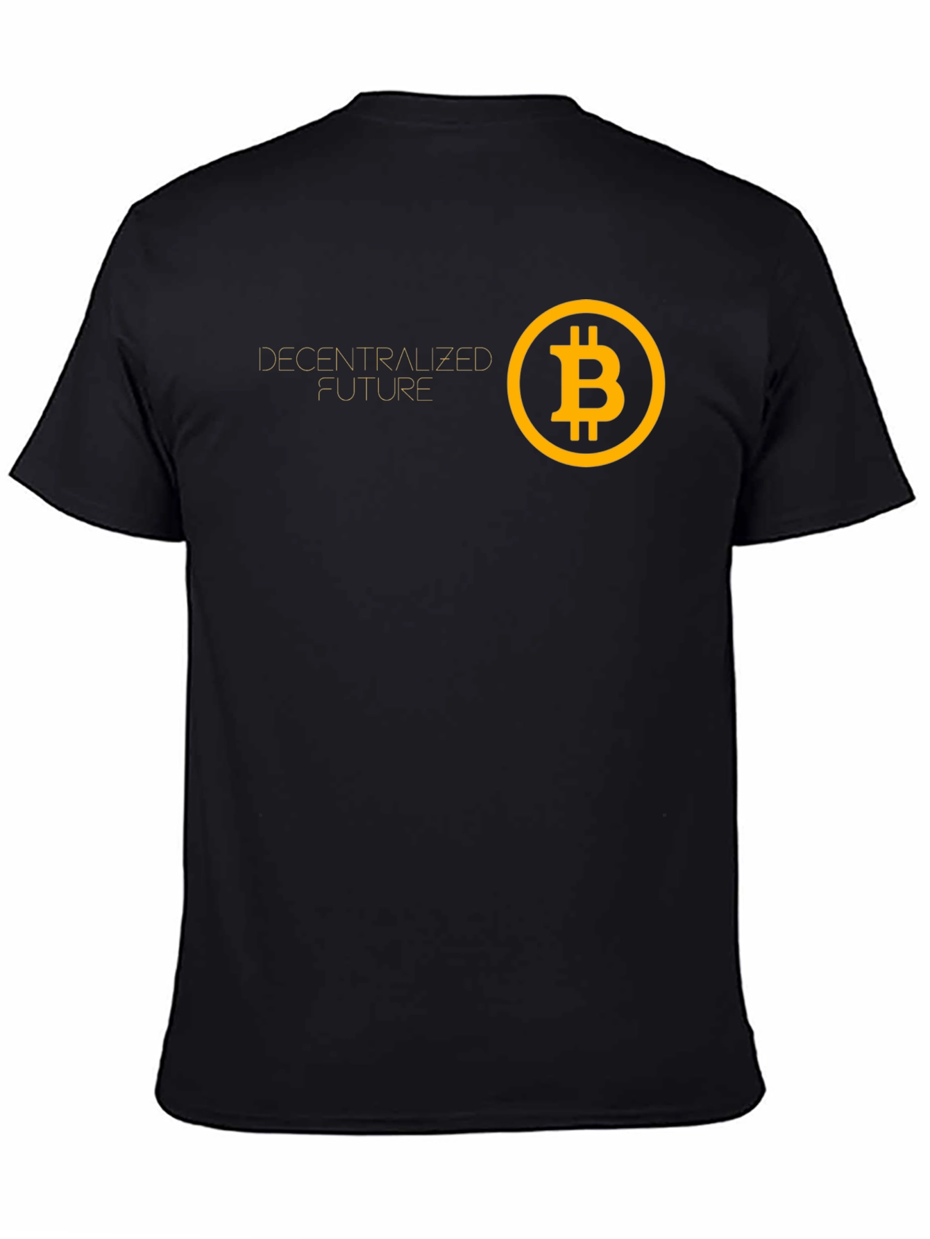 Decentralized Future Bitcoin Graphic Tee - Black