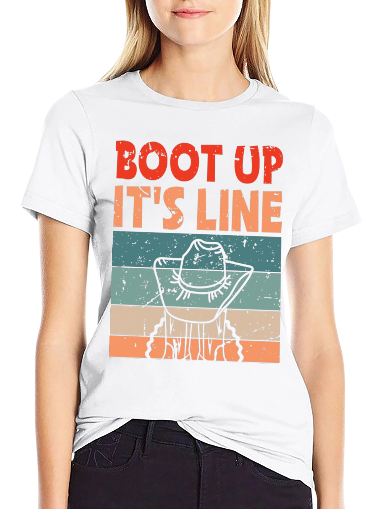 Boot Up Its Line Dancing T-Shirt
