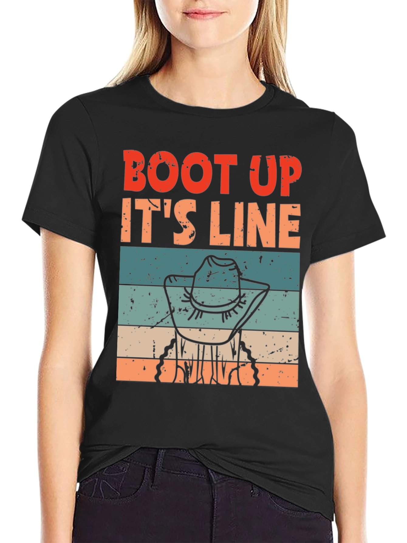 Boot Up Its Line Dancing T-Shirt