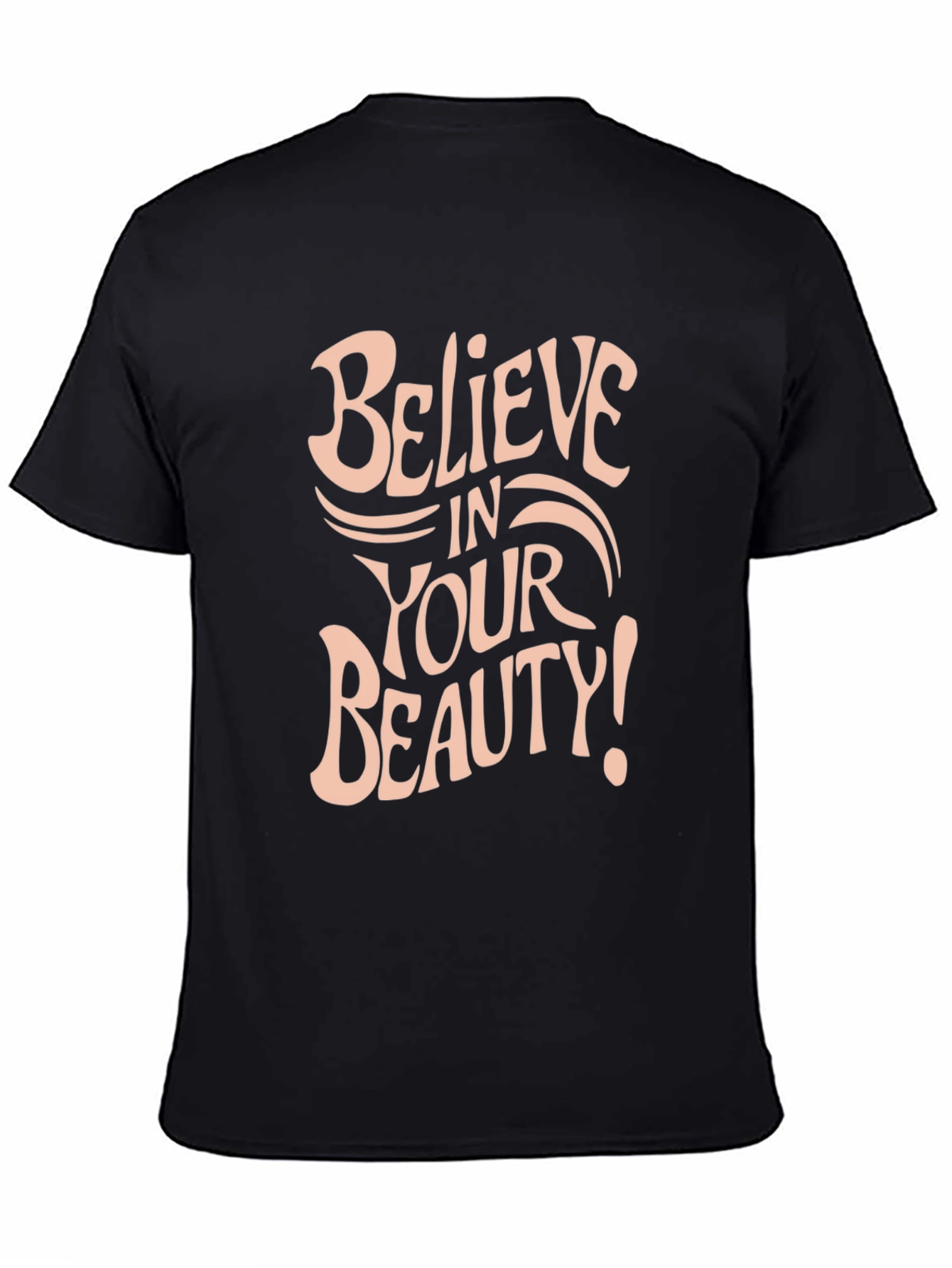 Believe in Your Beauty Graphic Tee - Black