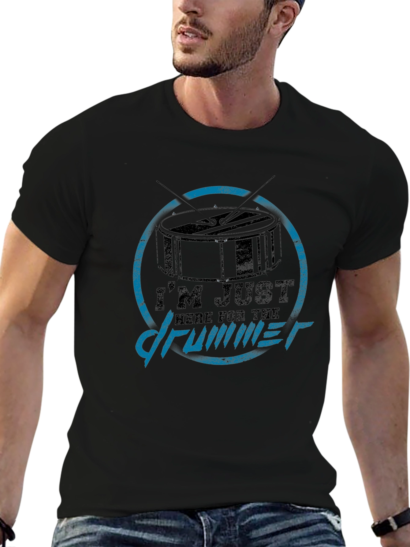 Im Just Here For The Drummer T-Shirt