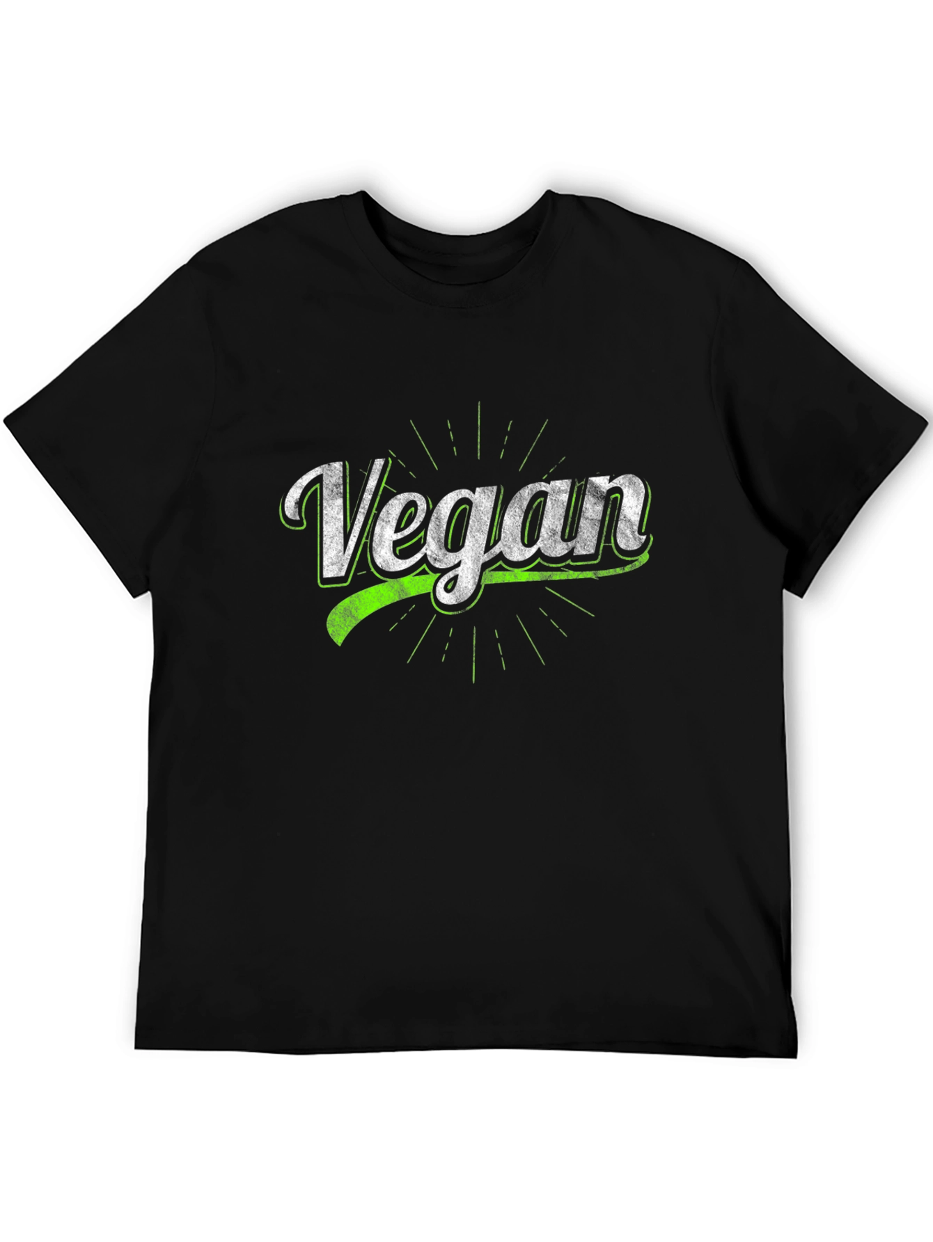 Vegan Graphic T-Shirt - Black Unisex Tee