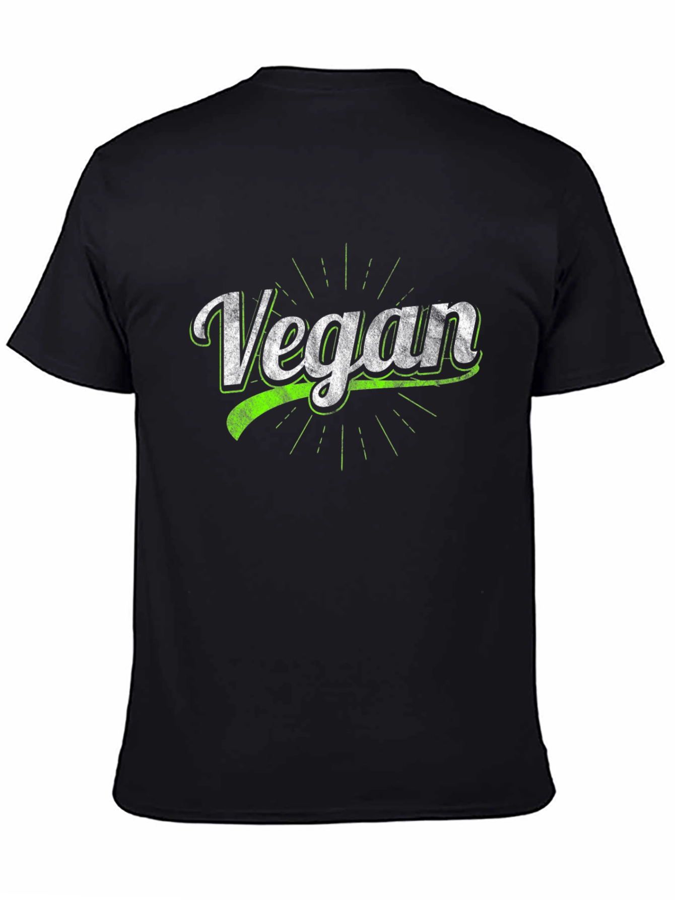 Vegan Graphic T-Shirt - Black Unisex Tee