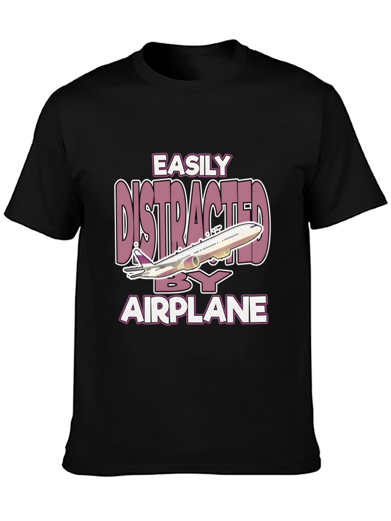 Easily Distracted by Airplane T-Shirt