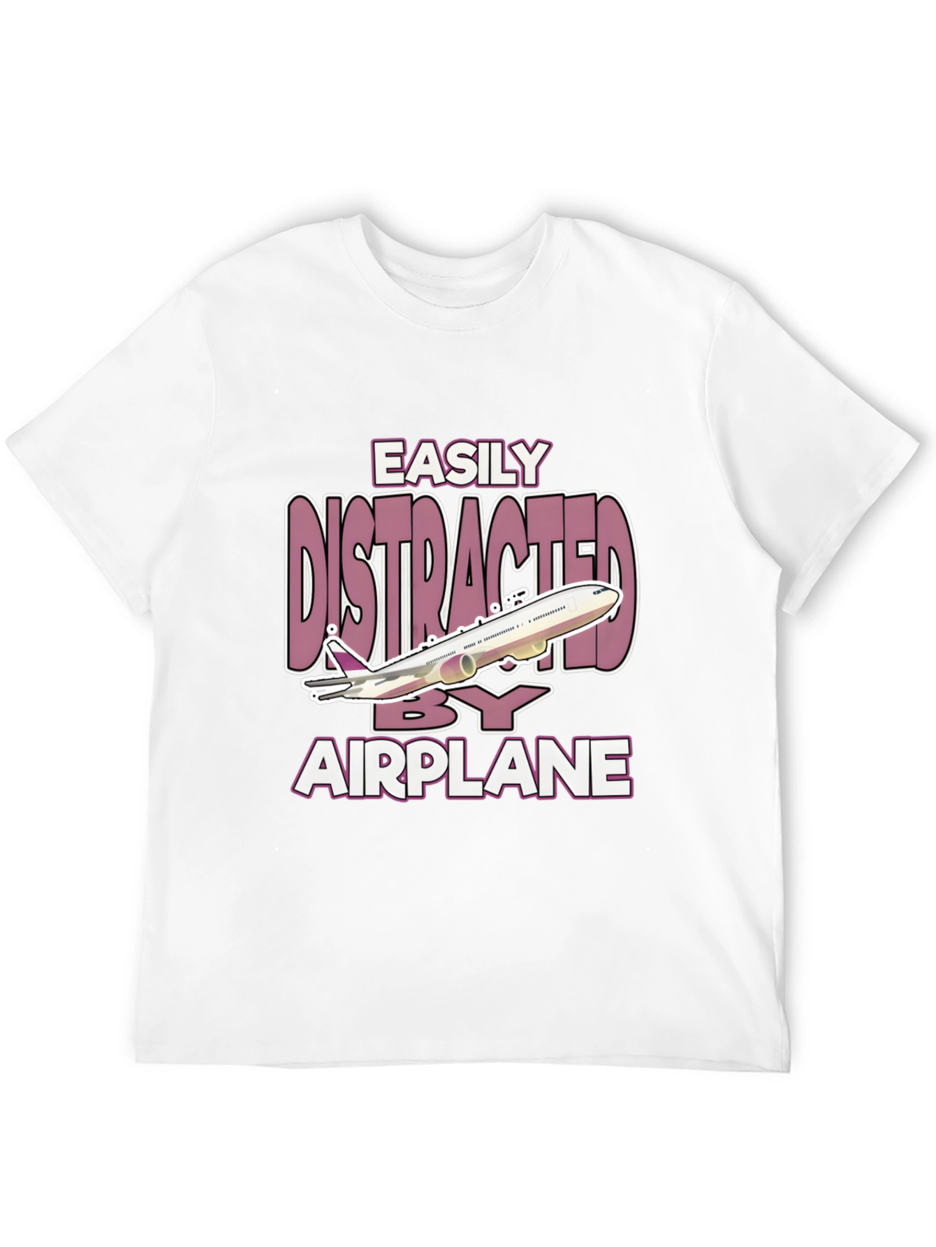 Easily Distracted by Airplane T-Shirt
