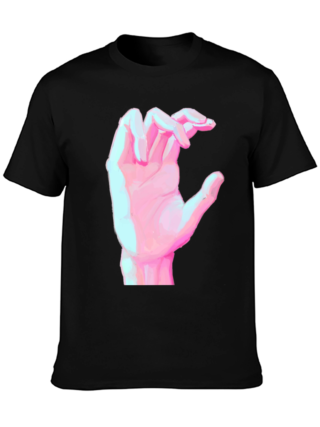 Hand Graphic Black T-Shirt