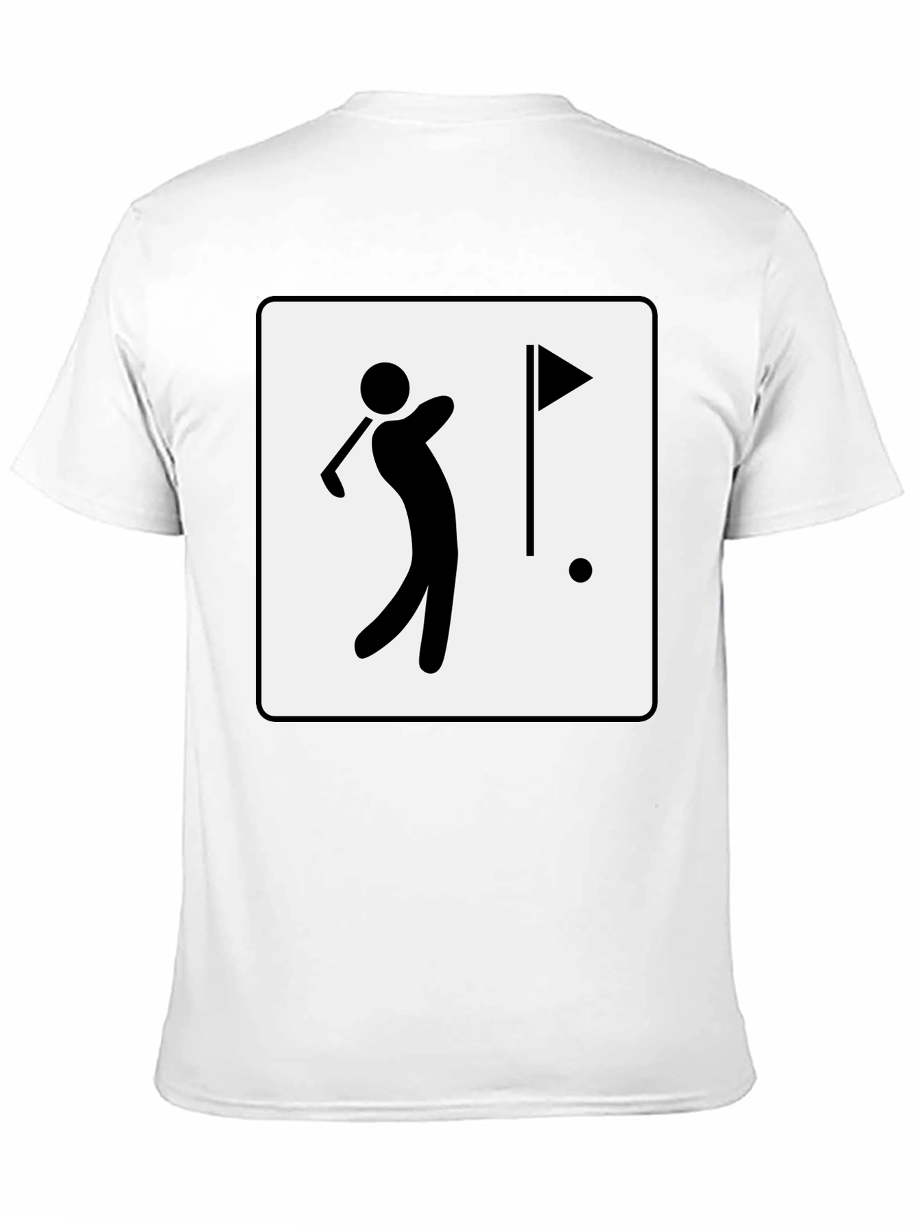 Golf Player Graphic Tee - Black