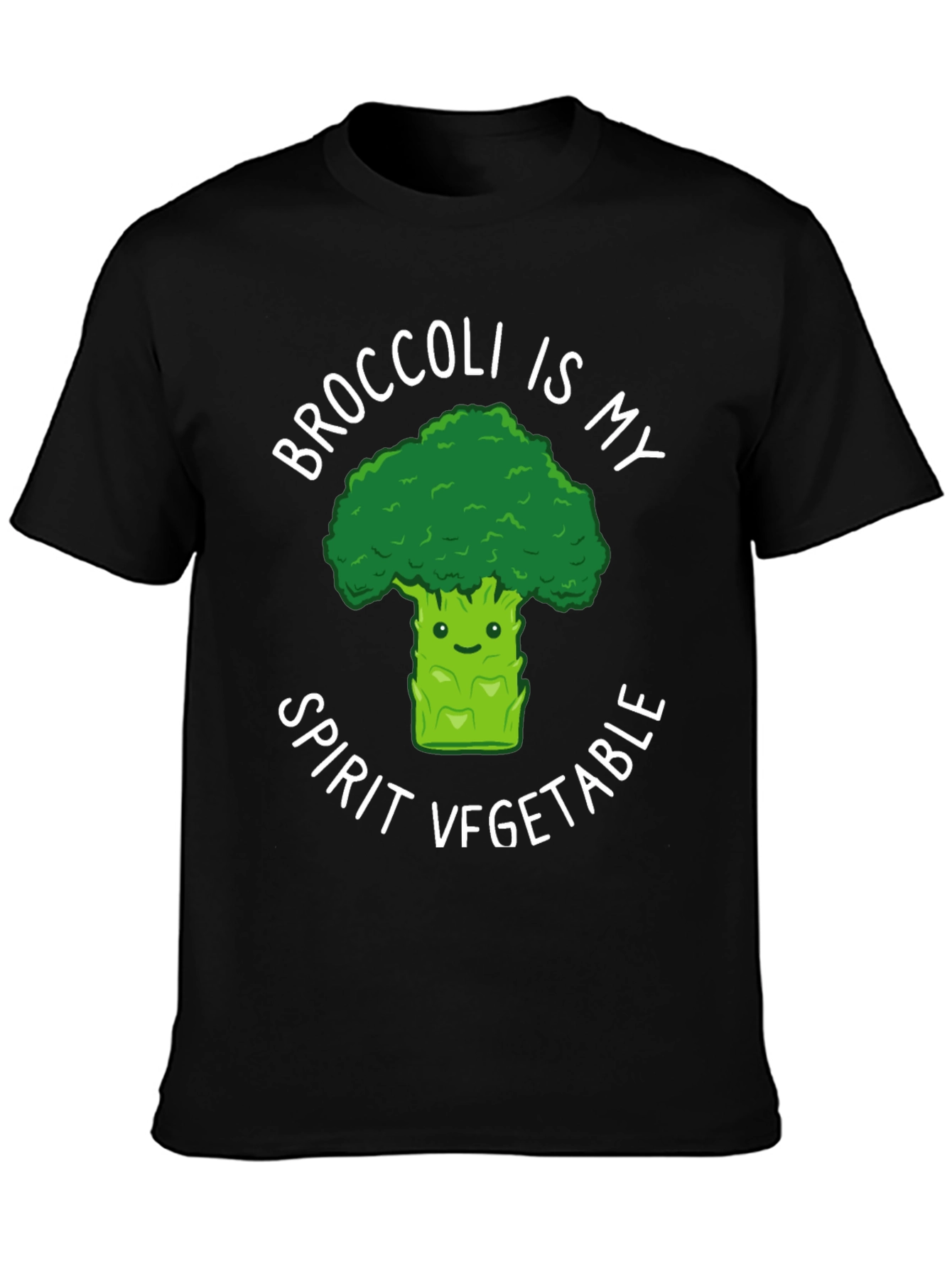 Broccoli is My Spirit Vegetable Graphic Tee